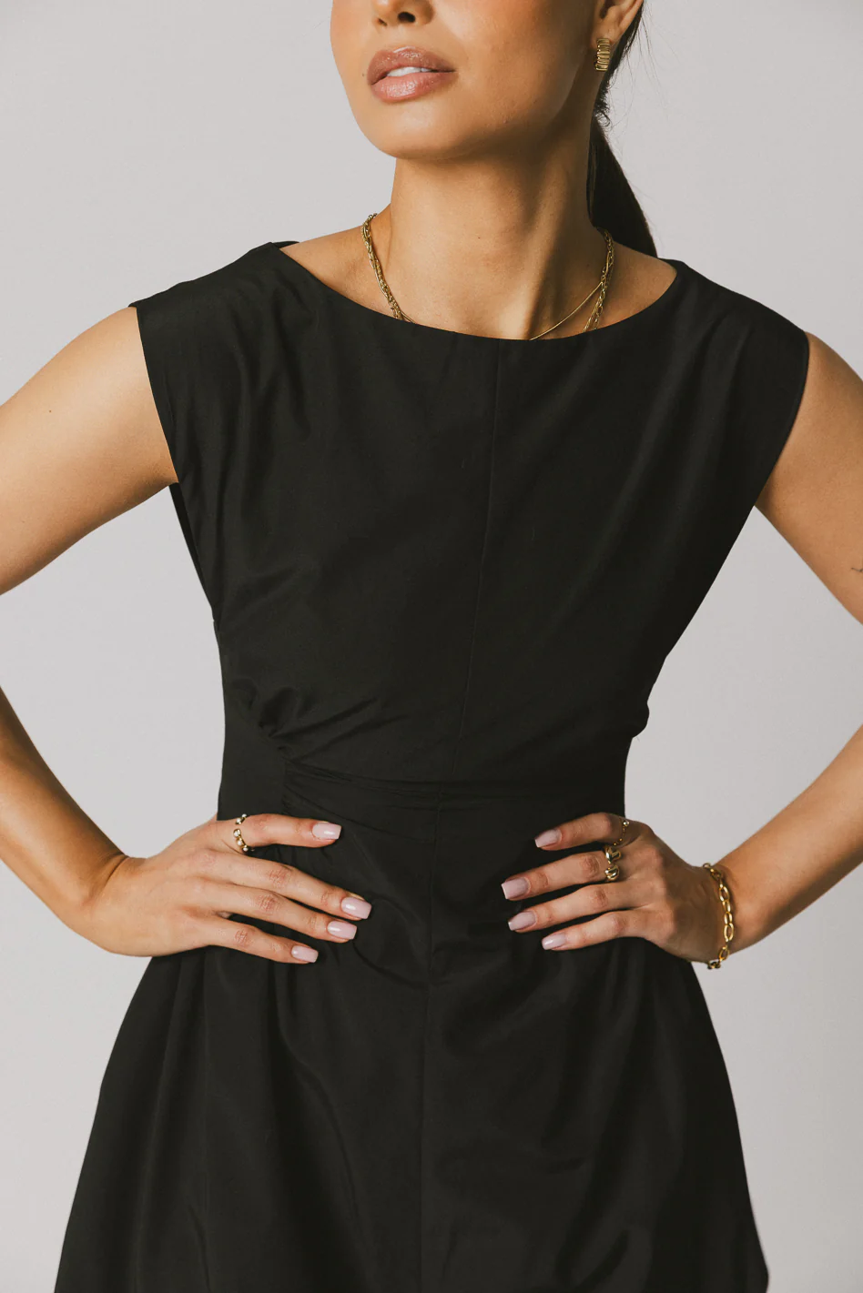 Jemma Mini Dress in Black - FINAL SALE - Image 6