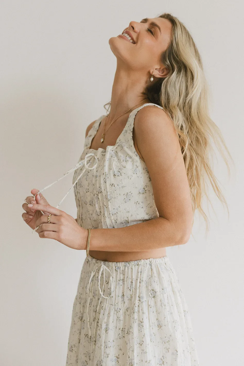 Jenna Floral Corset Top - FINAL SALE - Image 5