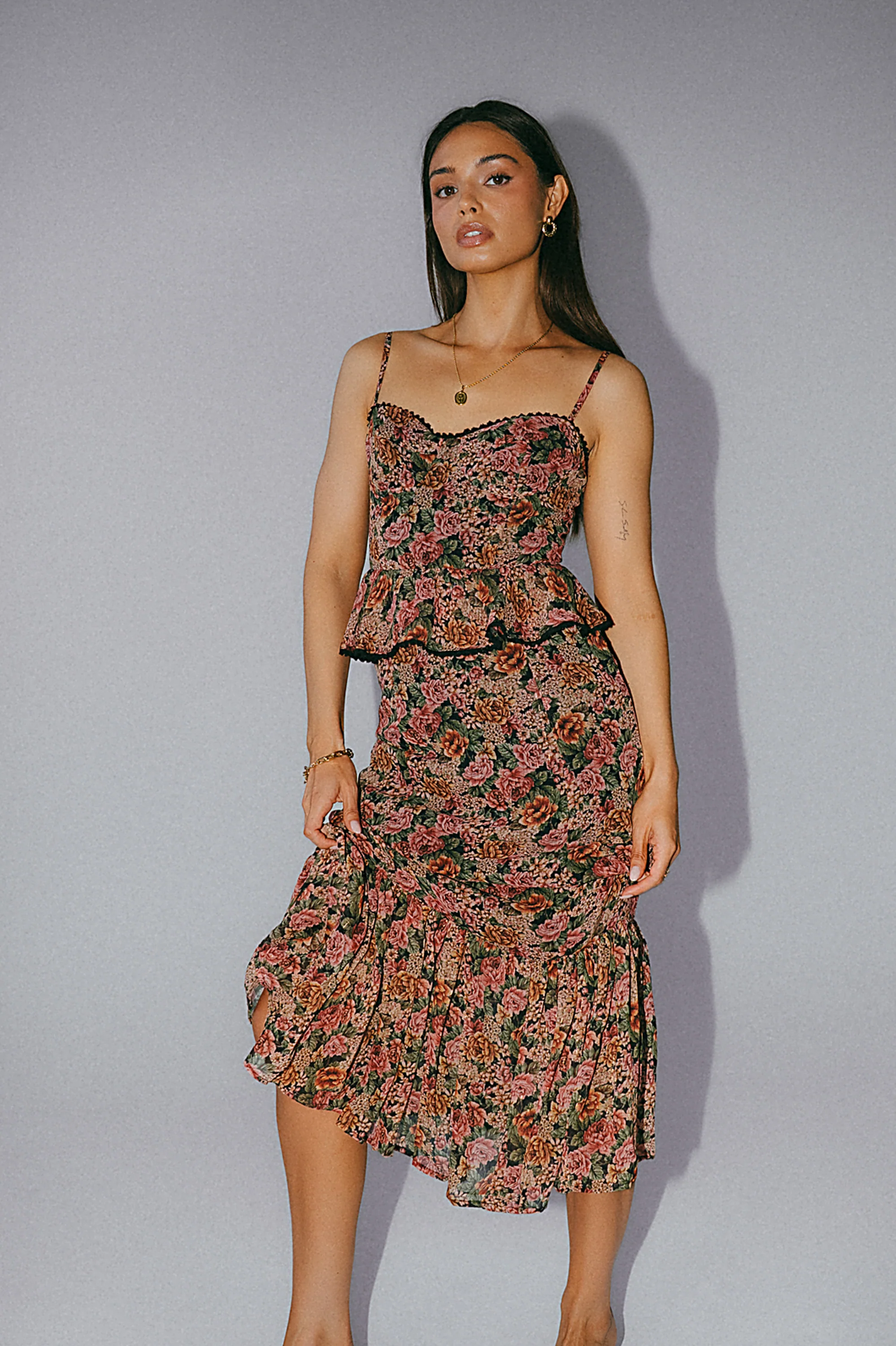 Jennie Floral Midi Dress - FINAL SALE - Image 3