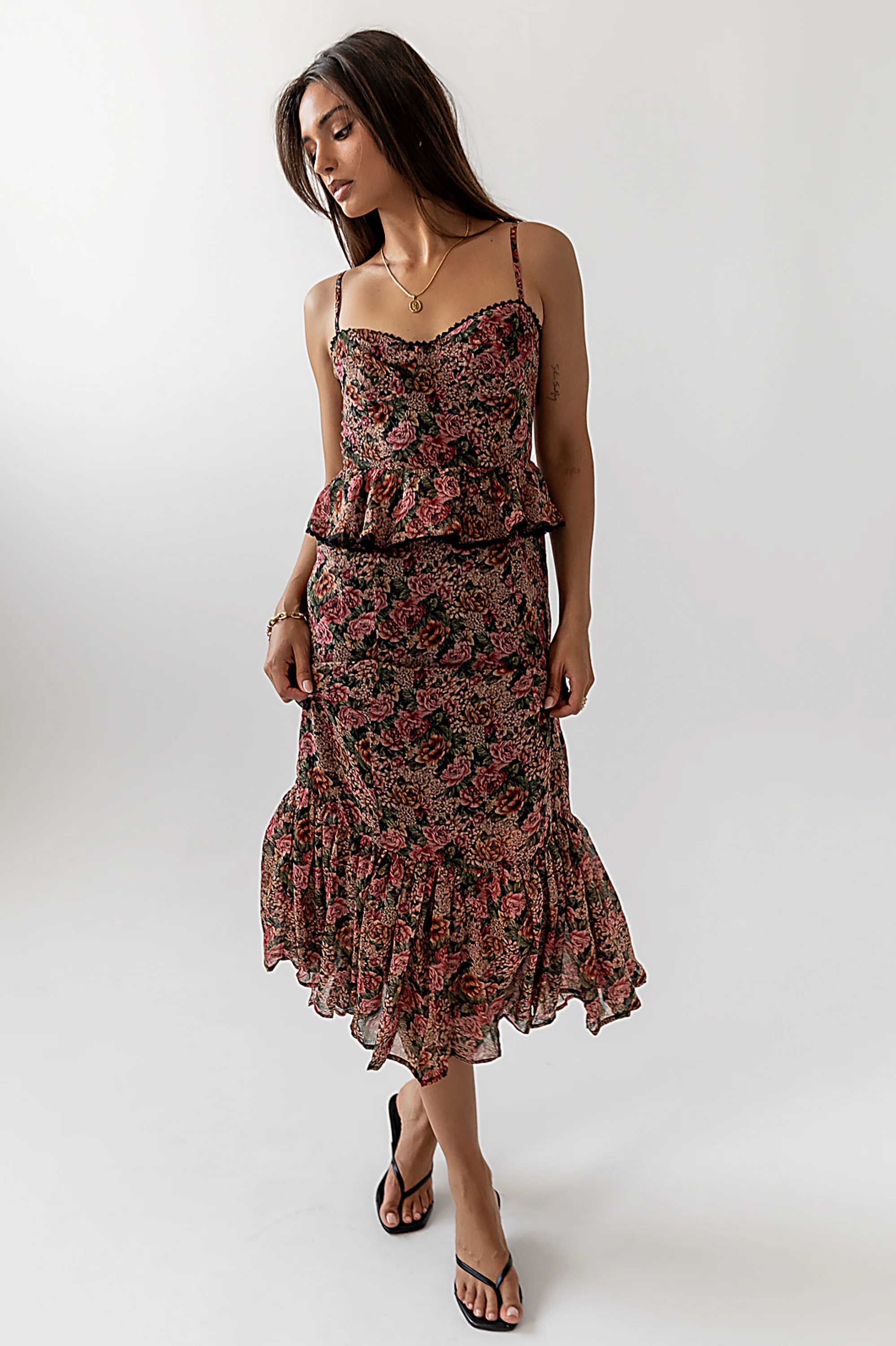 Jennie Floral Midi Dress - FINAL SALE - Image 7