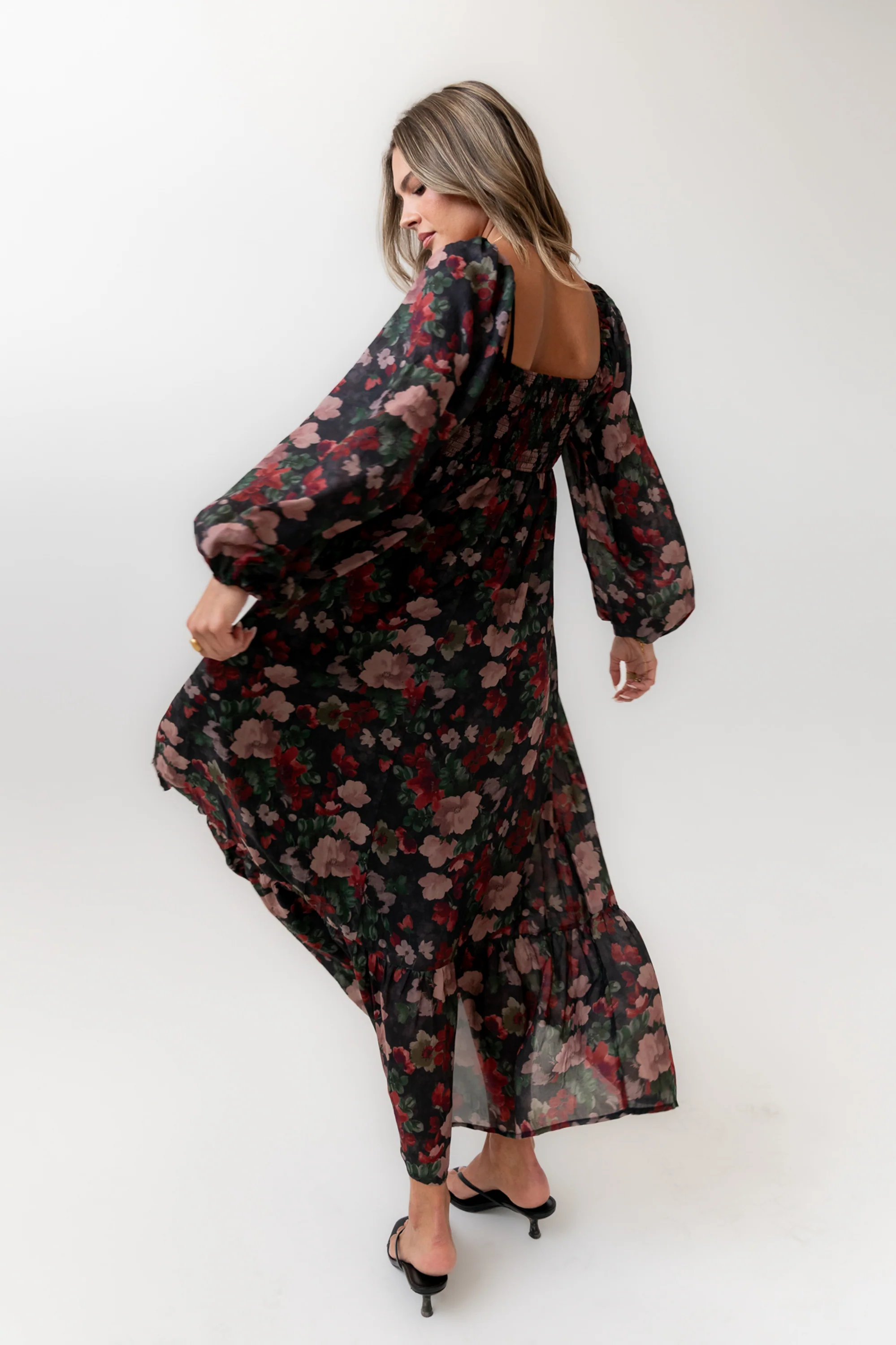 Jennifer Floral Maxi Dress - FINAL SALE - Image 3