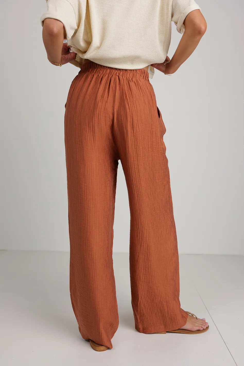 Jennilyn Pants in Terracotta - FINAL SALE - Image 6