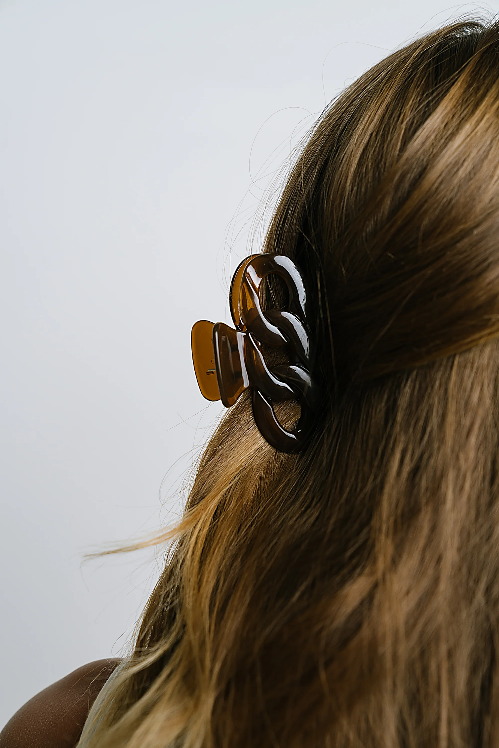 Jenny Claw Clip in Brown - Image 2
