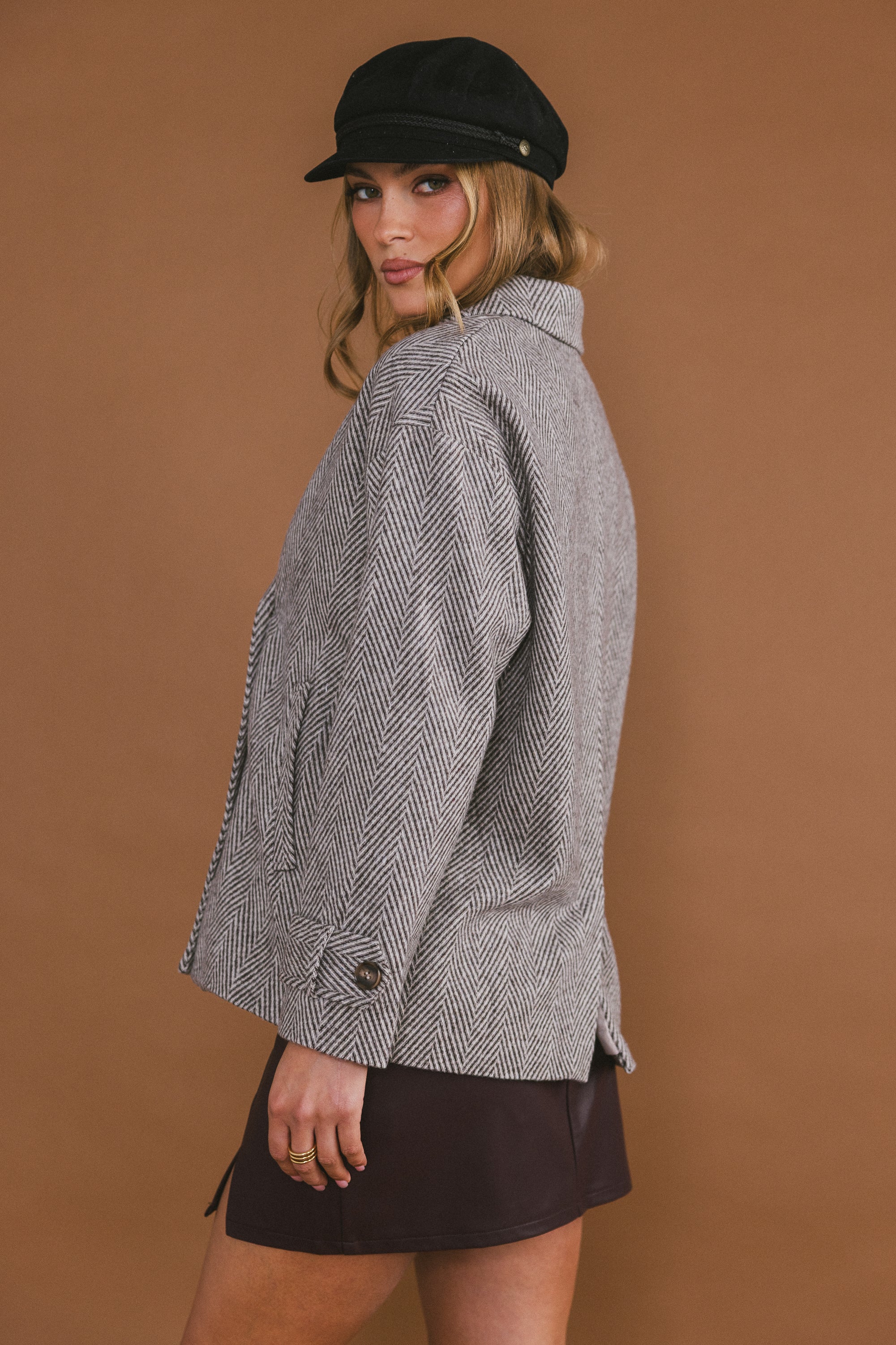 Jerry Herringbone Jacket - FINAL SALE - Image 11