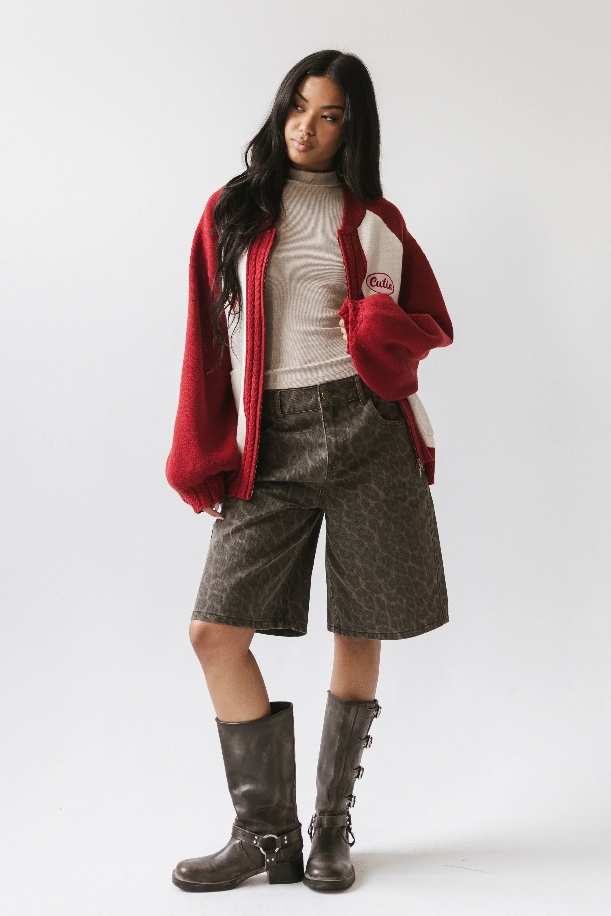 Jessy Leopard Bermuda Shorts - FINAL SALE - Image 4