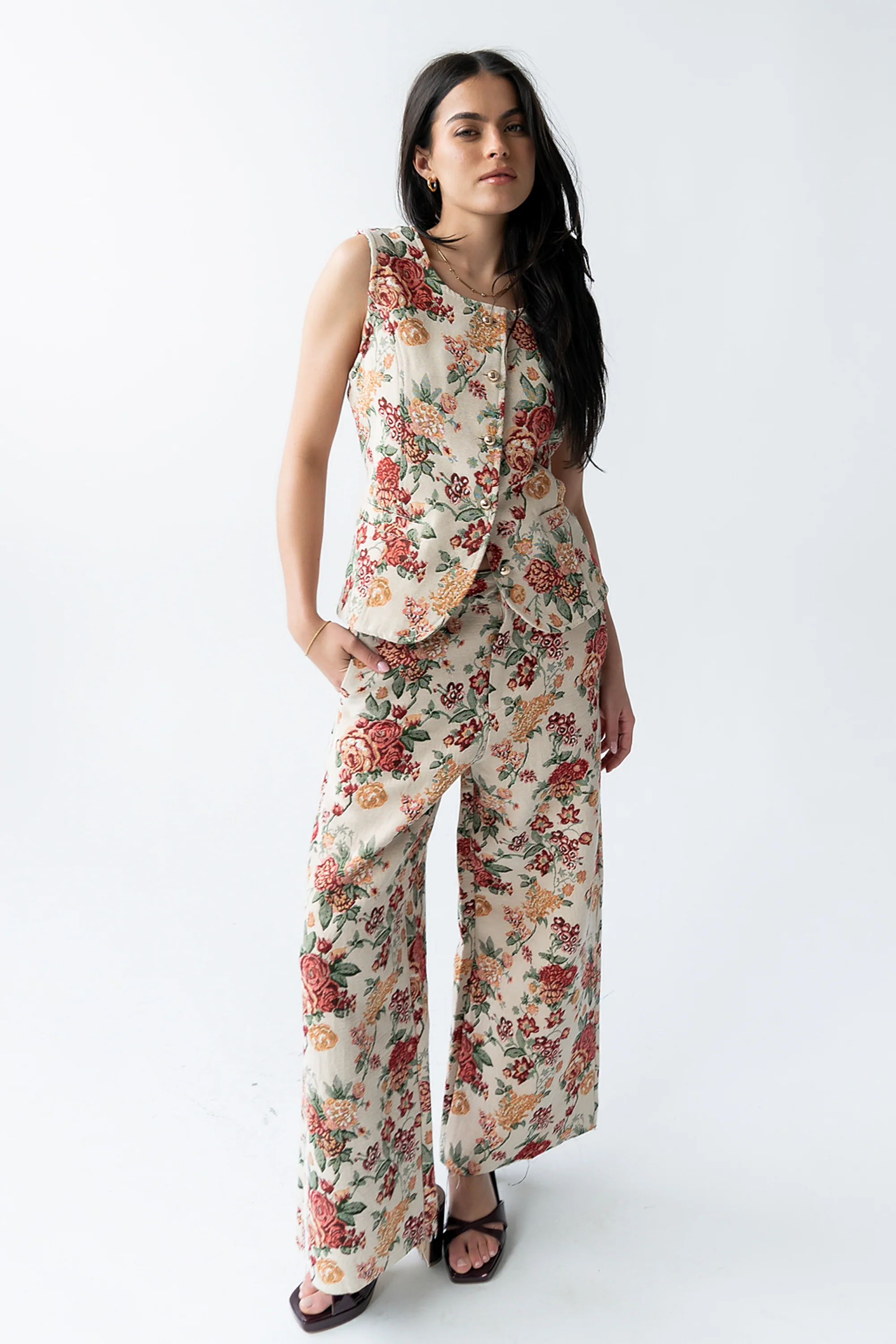 Joanna Floral Vest - Image 2
