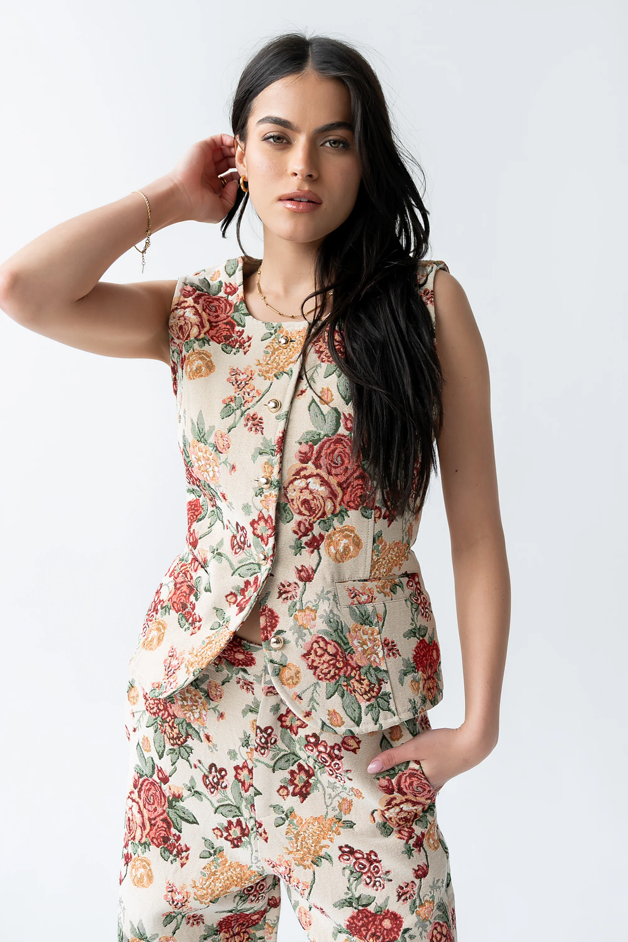 Joanna Floral Vest - Image 6