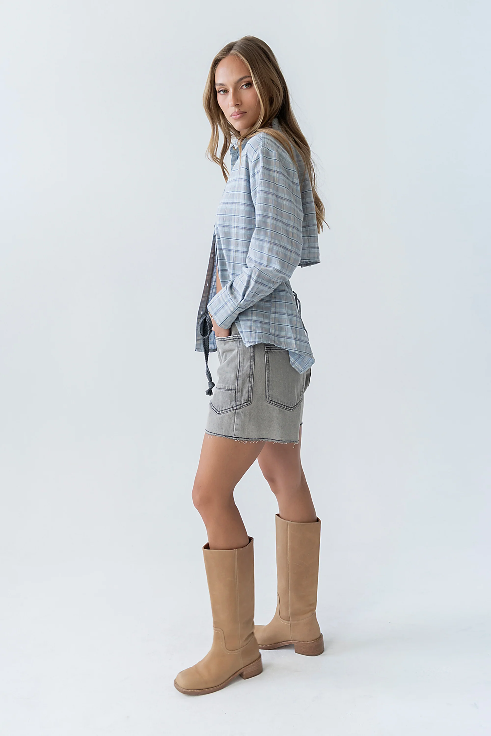 Jodie Plaid Button Up - Image 5