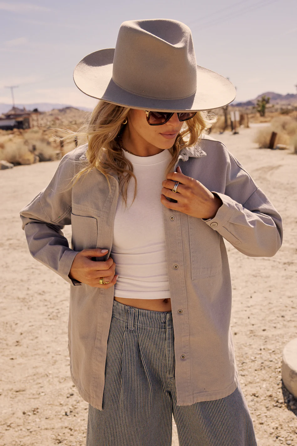 Joey Basic Top in White - FINAL SALE - Image 3