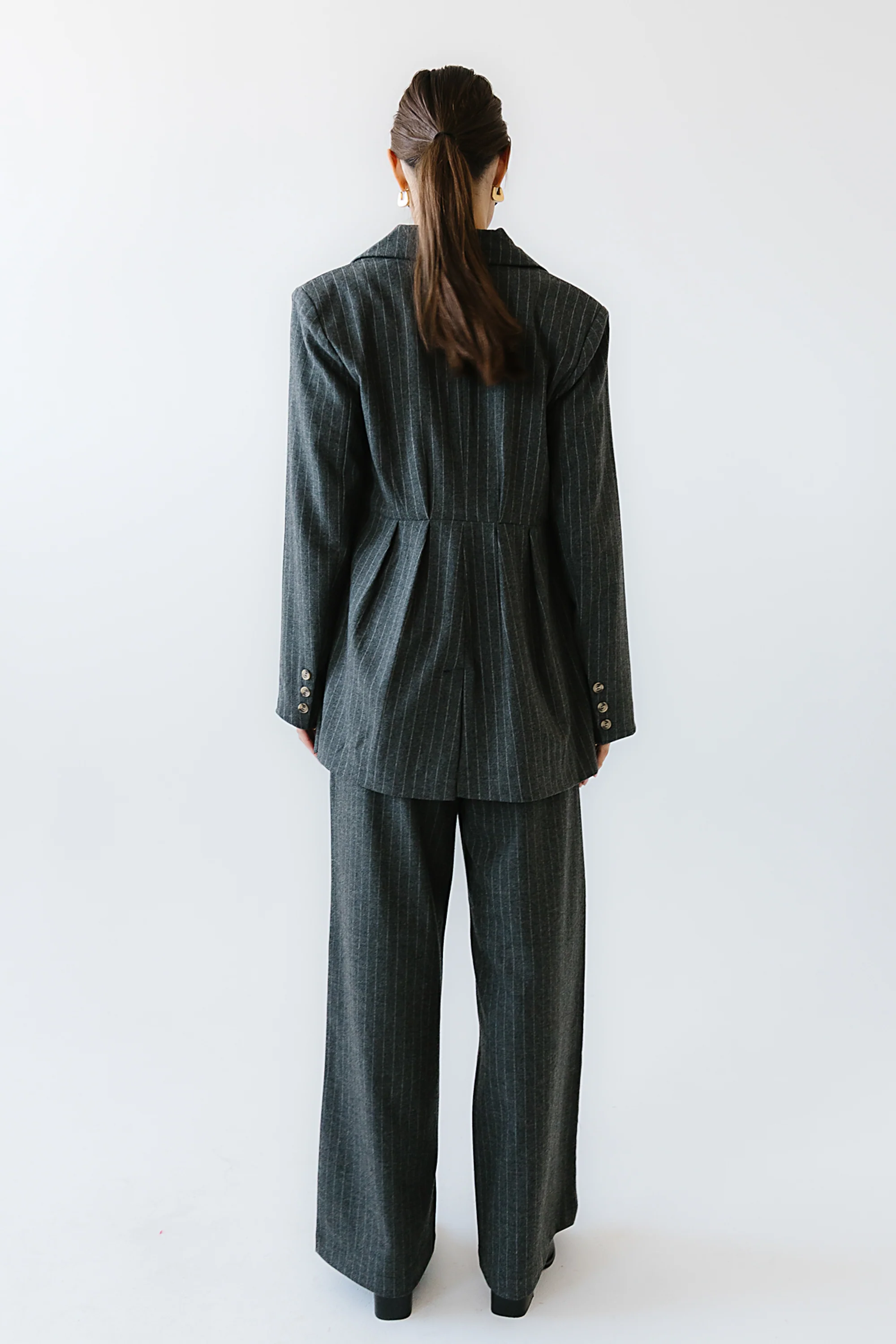 Joey Pinstripe Blazer - FINAL SALE - Image 7
