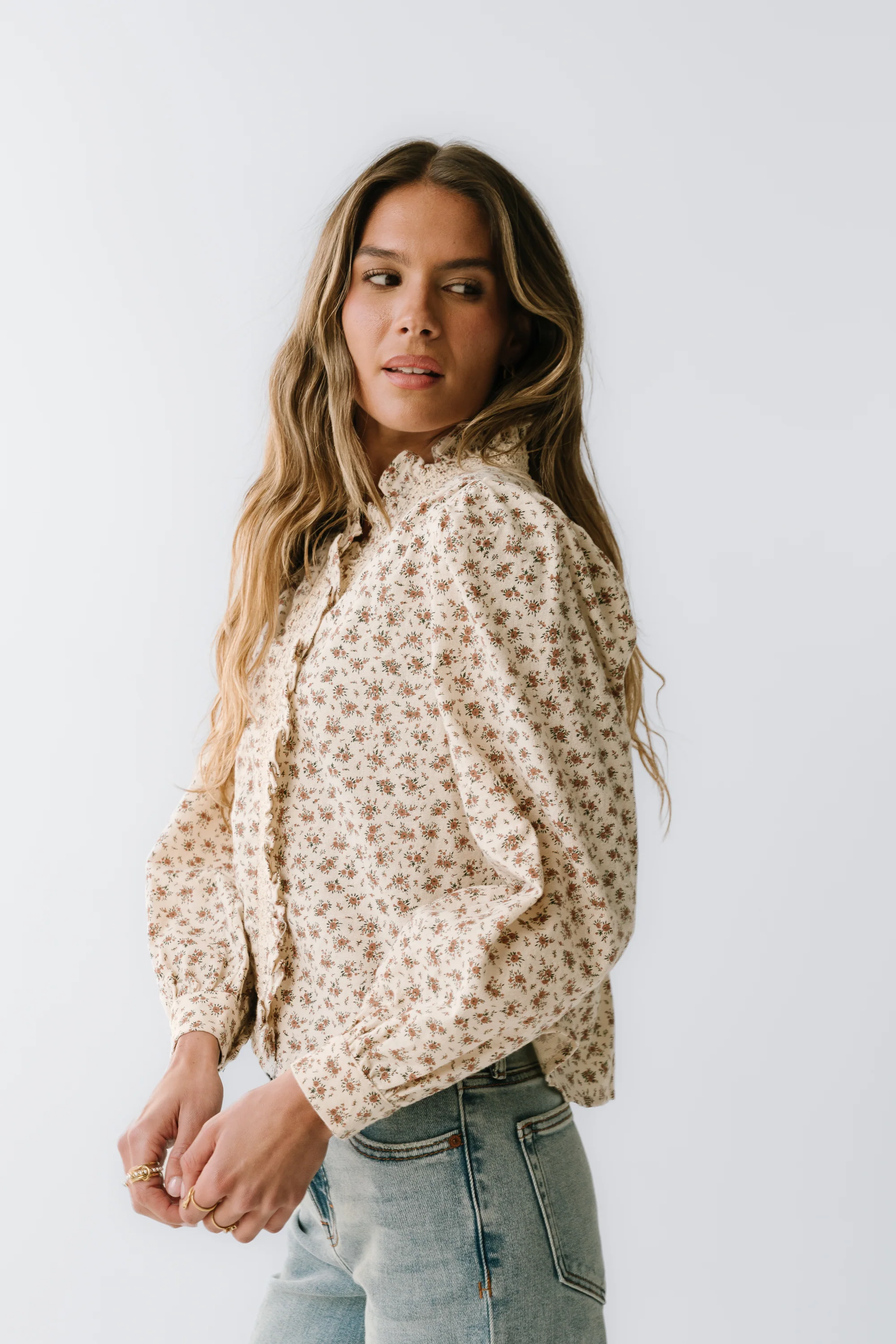 Johna Ruffle Blouse - FINAL SALE - Image 3