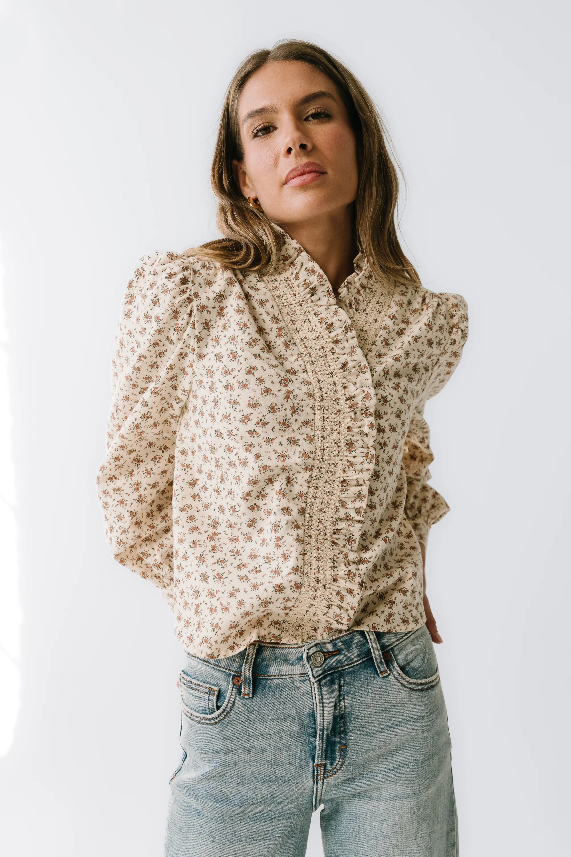 Johna Ruffle Blouse - FINAL SALE - Image 4