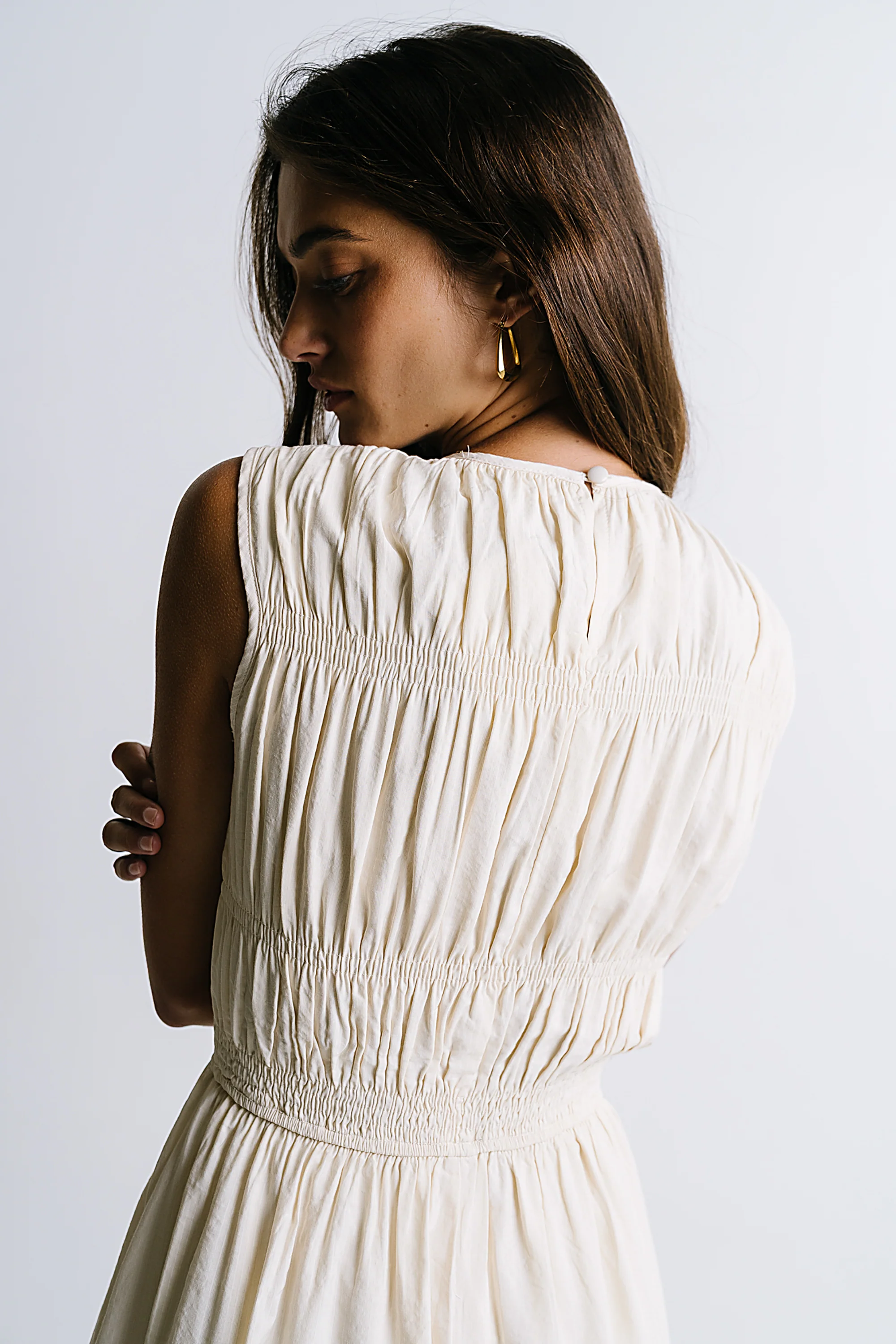 Johna Smocked Midi Dress - FINAL SALE - Image 7