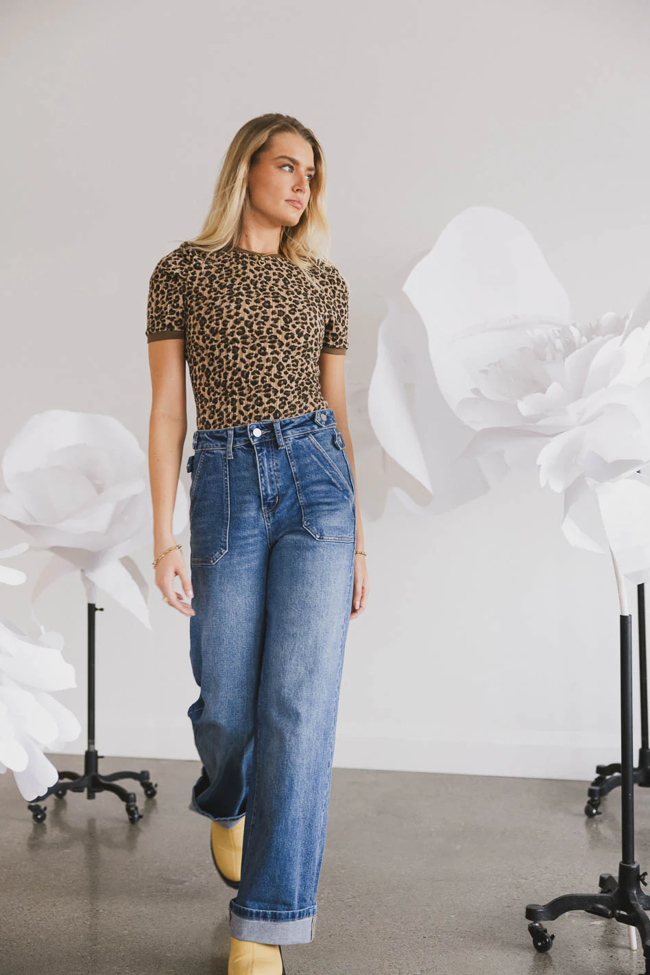 Jolie Leopard Tee - FINAL SALE - Image 4