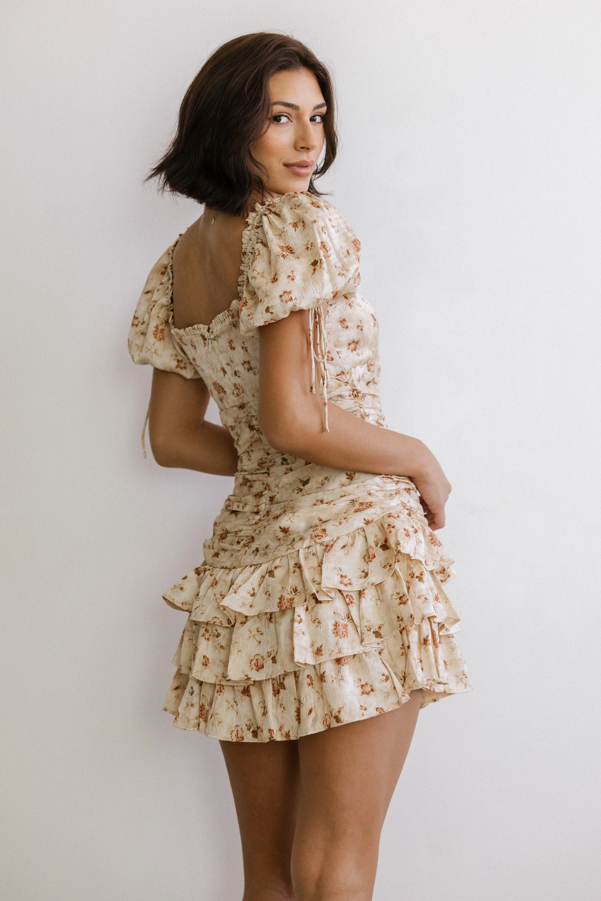 Jonah Ruched Mini Dress - FINAL SALE - Image 5