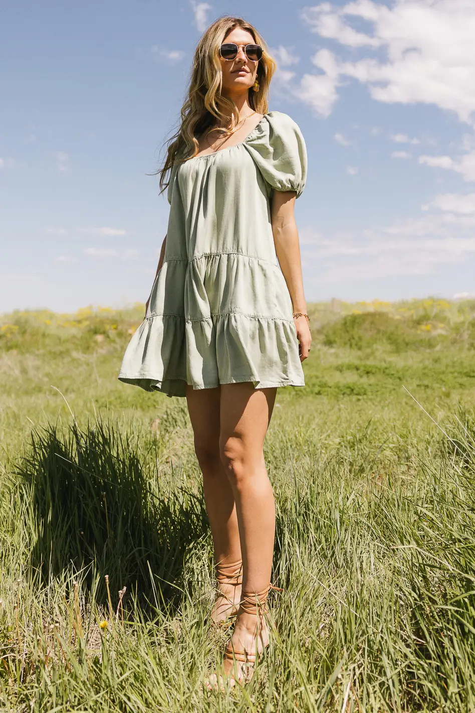 Jordy Tiered Mini Dress - FINAL SALE - Image 4