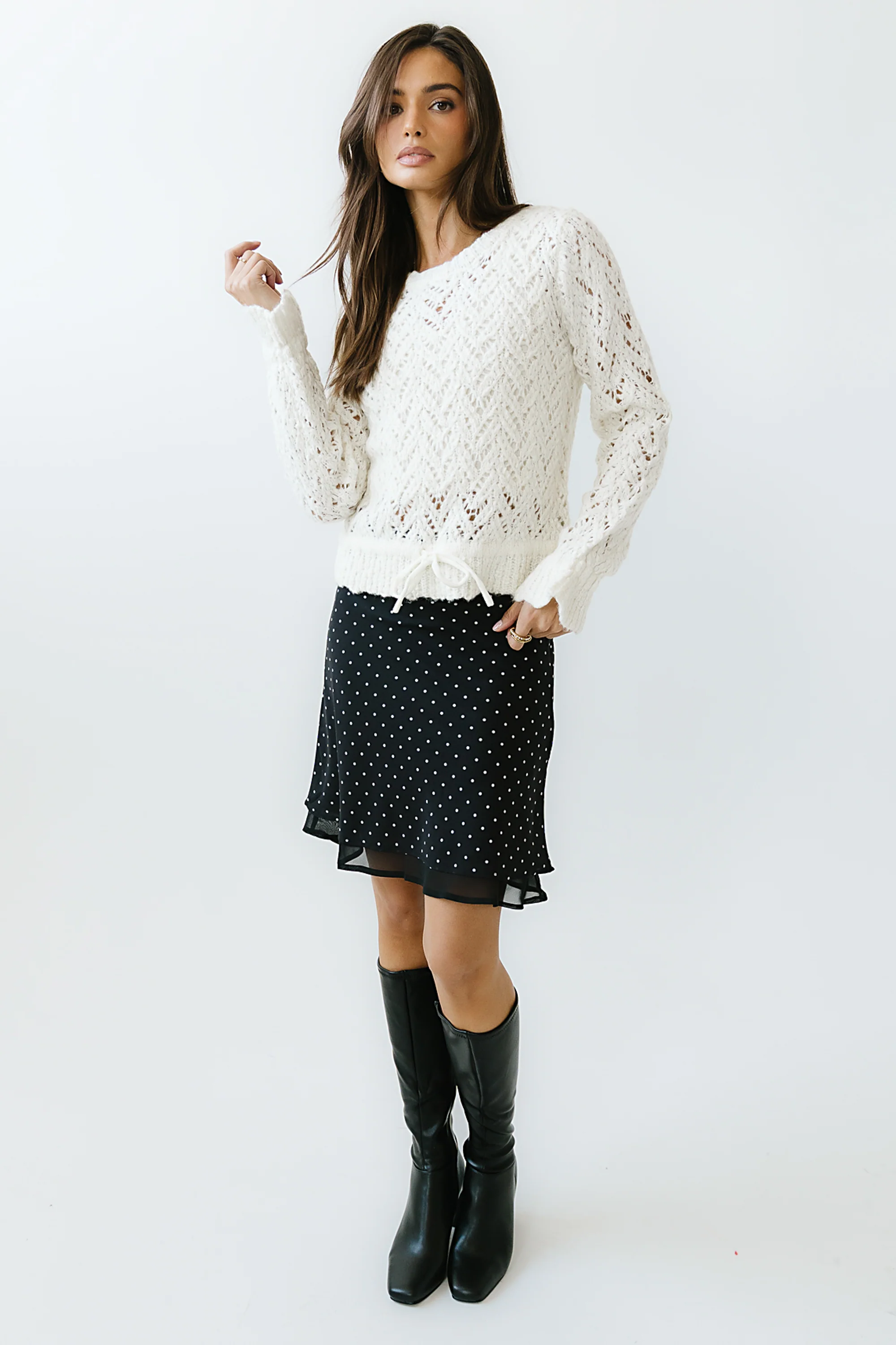 Joseph Knit Sweater in Ivory - FINAL SALE