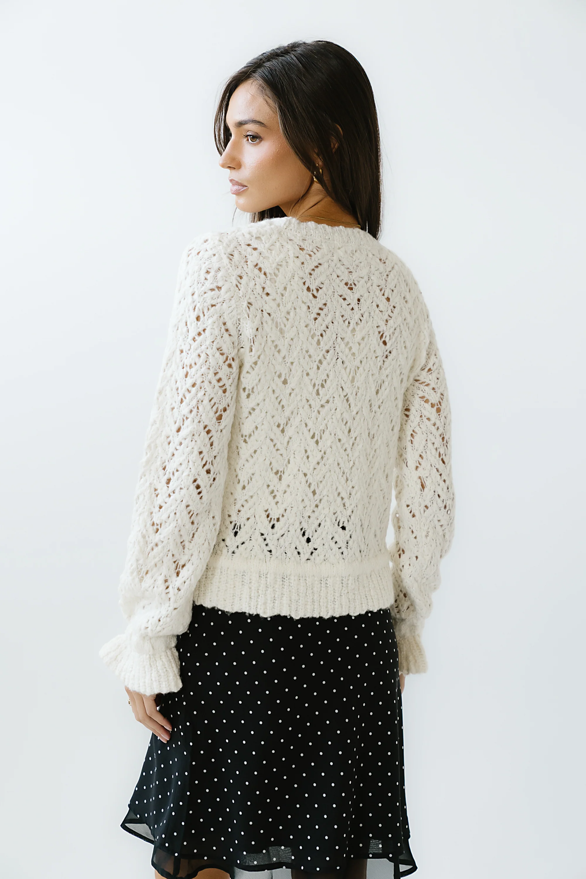 Joseph Knit Sweater in Ivory - FINAL SALE - Image 4