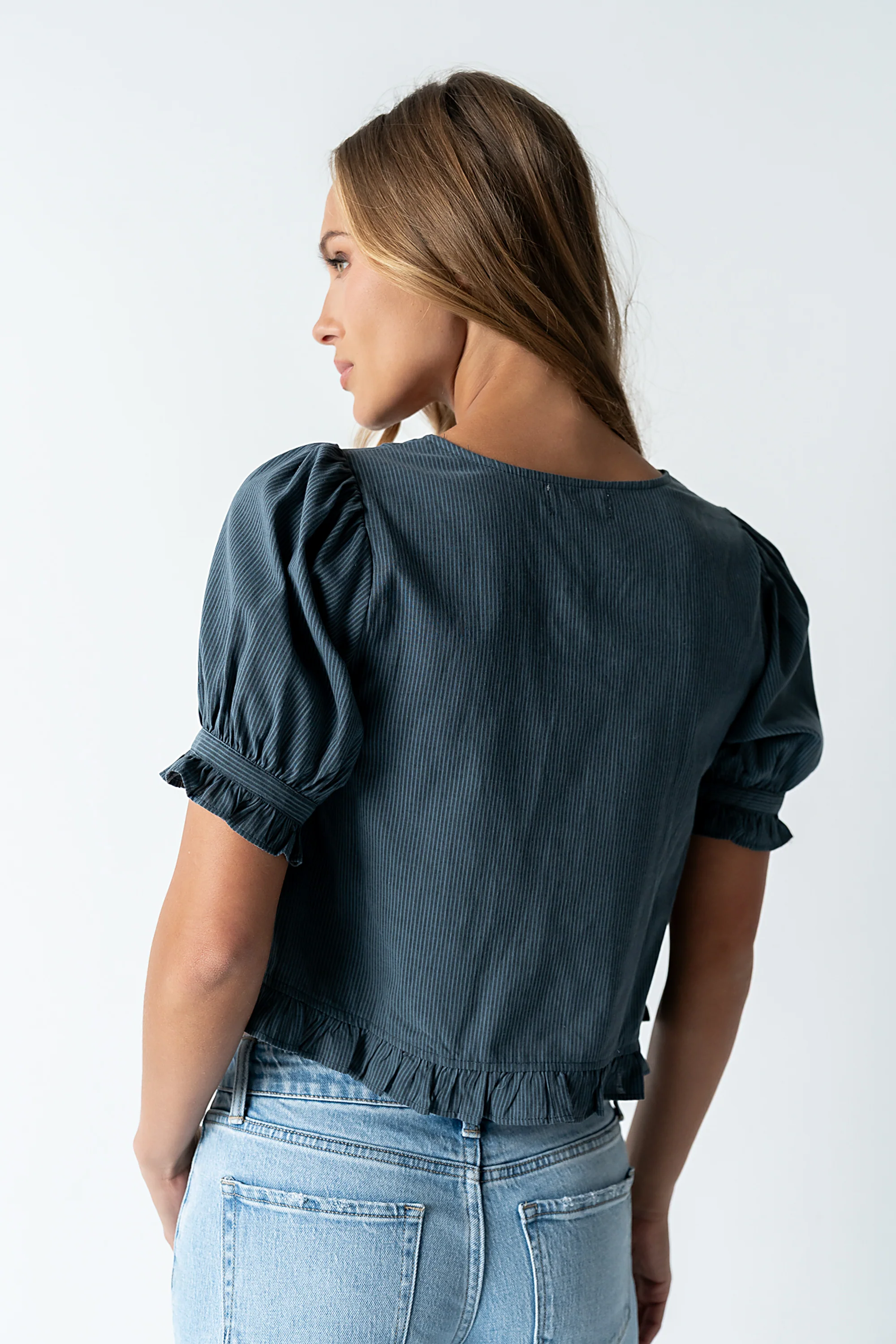 Josephine Striped Blouse - FINAL SALE - Image 3