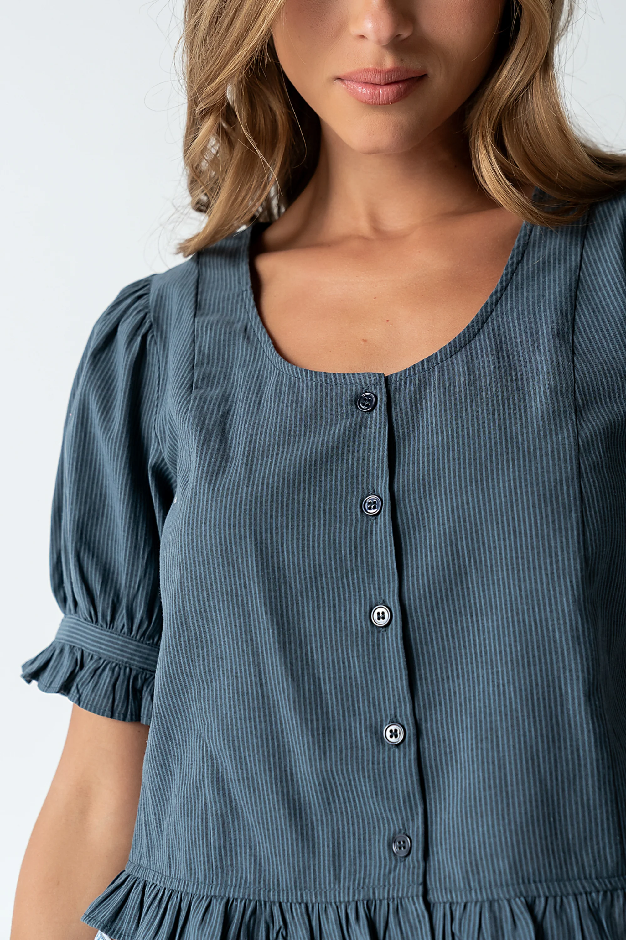 Josephine Striped Blouse - FINAL SALE - Image 4