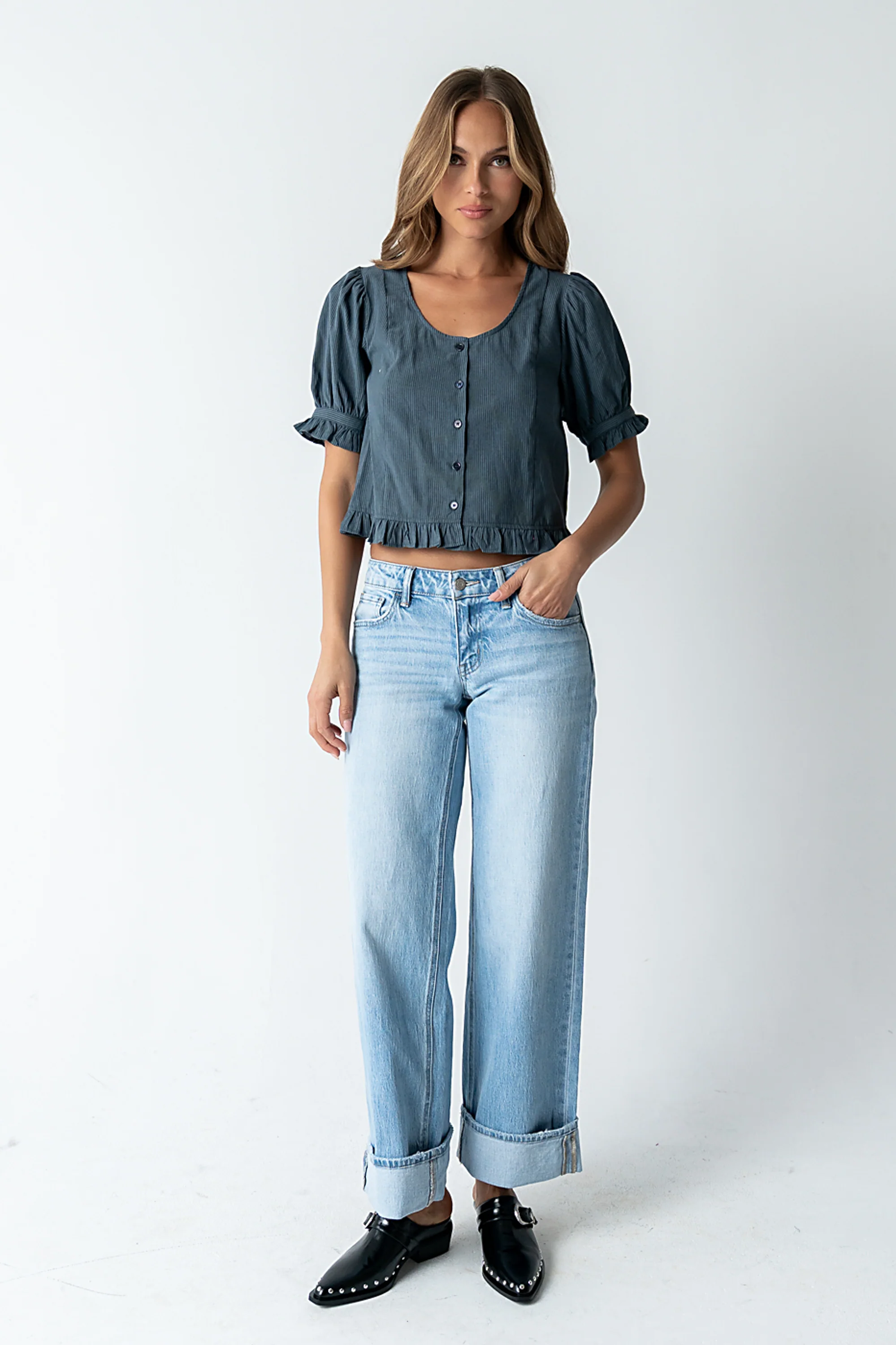 Josephine Striped Blouse - FINAL SALE - Image 5
