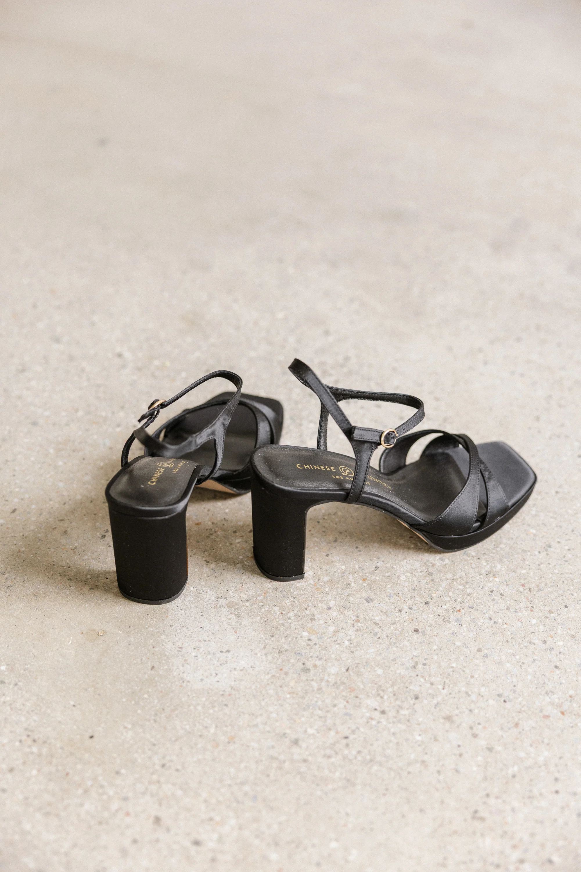Josie Block Heel in Black - Image 2