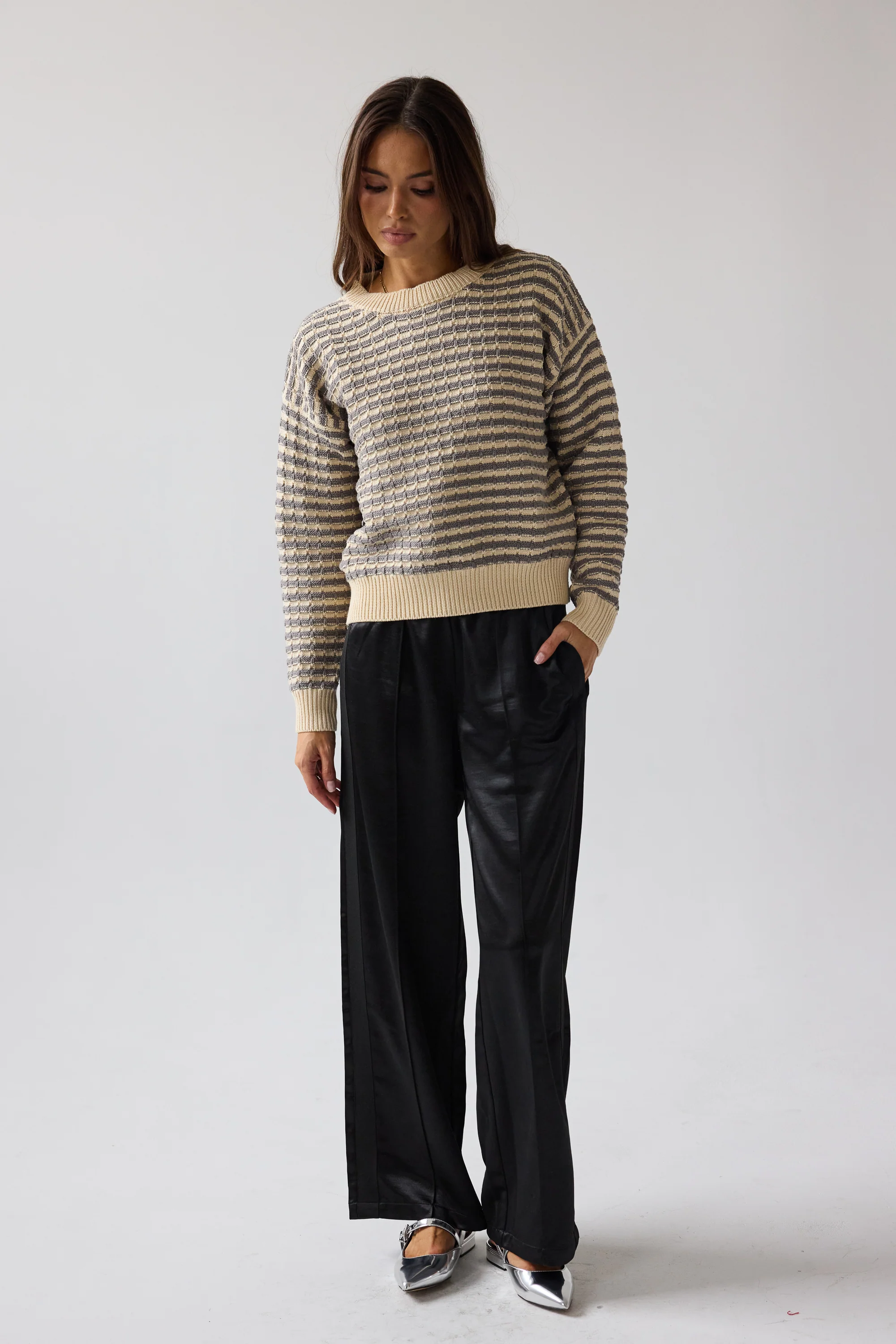 Josie Striped Sweater - FINAL SALE - Image 3