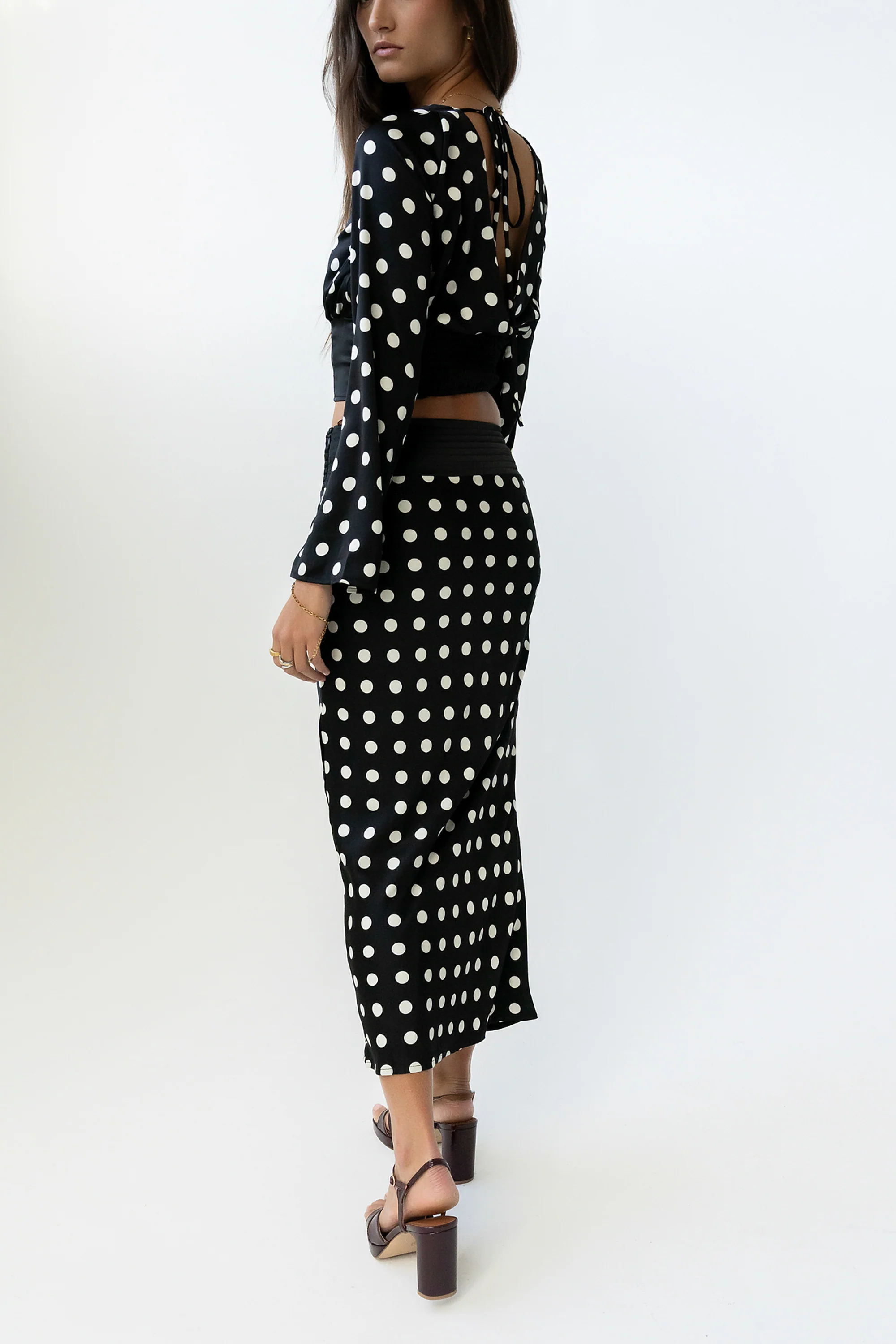 Journey Polka Dot Midi Skirt - Image 3