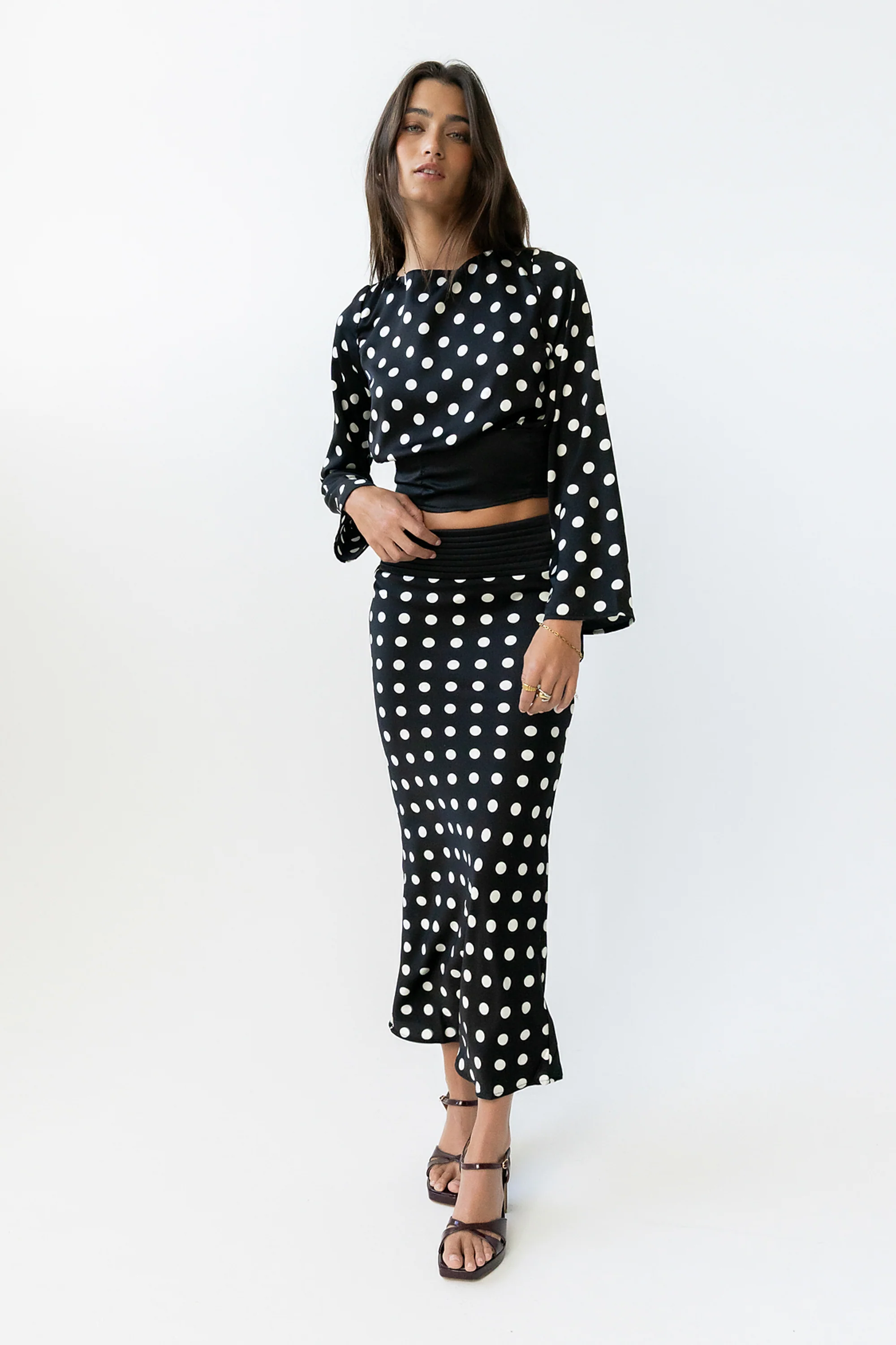 Journey Polka Dot Midi Skirt - Image 5