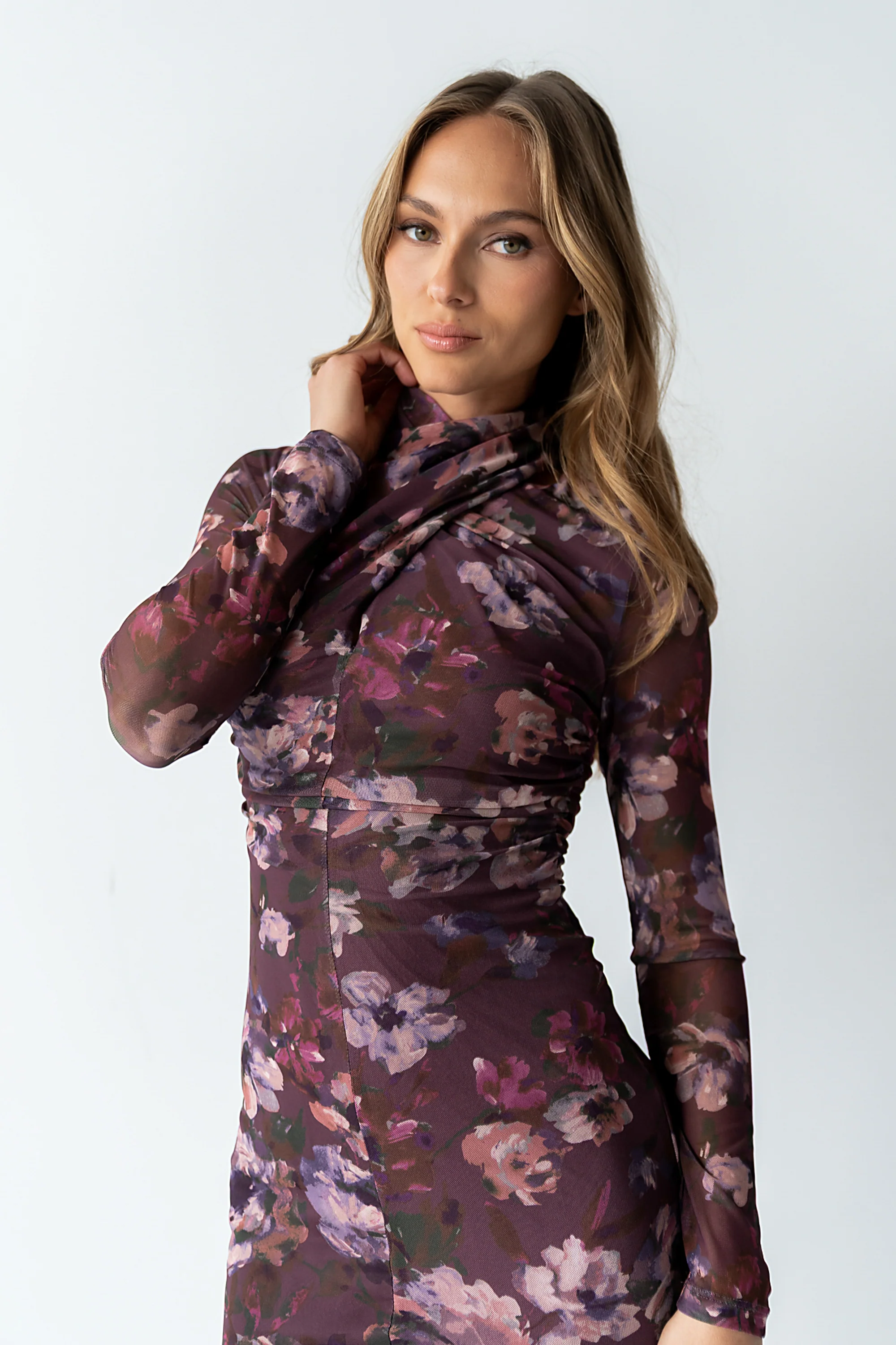 Jovie Floral Mesh Maxi Dress - FINAL SALE - Image 4