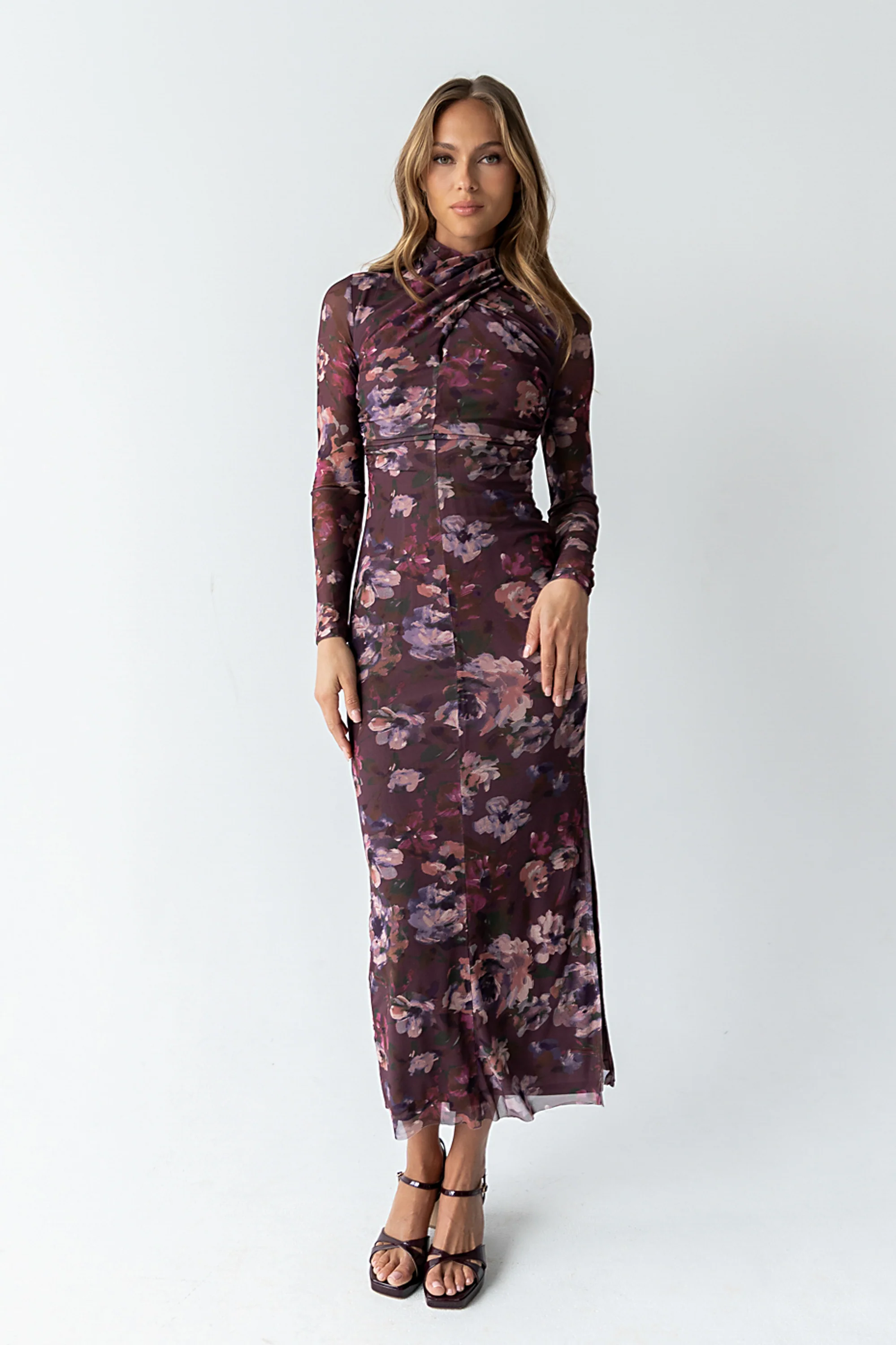 Jovie Floral Mesh Maxi Dress - FINAL SALE - Image 6