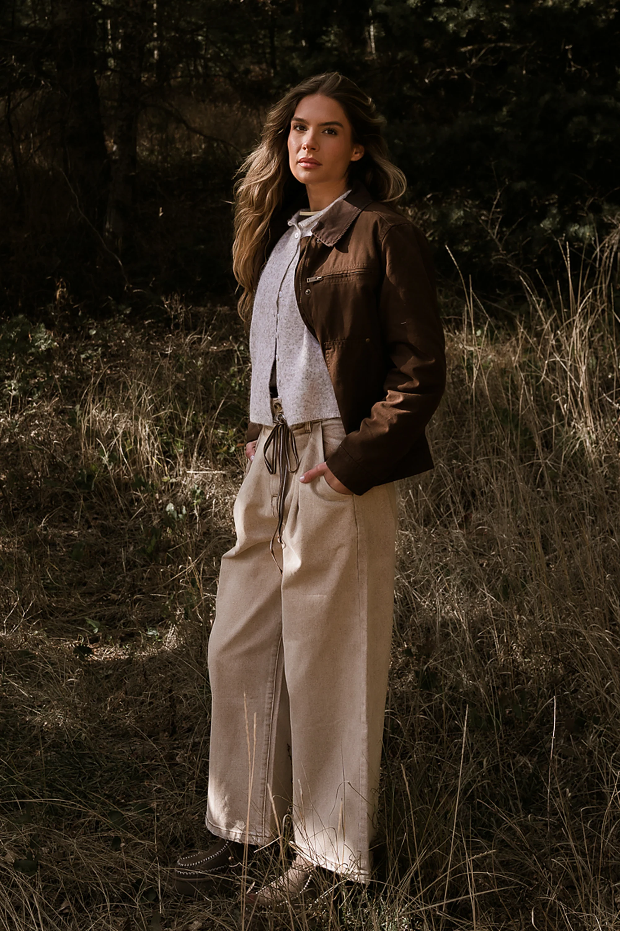 Jovie Pleated Wide Leg Pants - FINAL SALE - Image 6