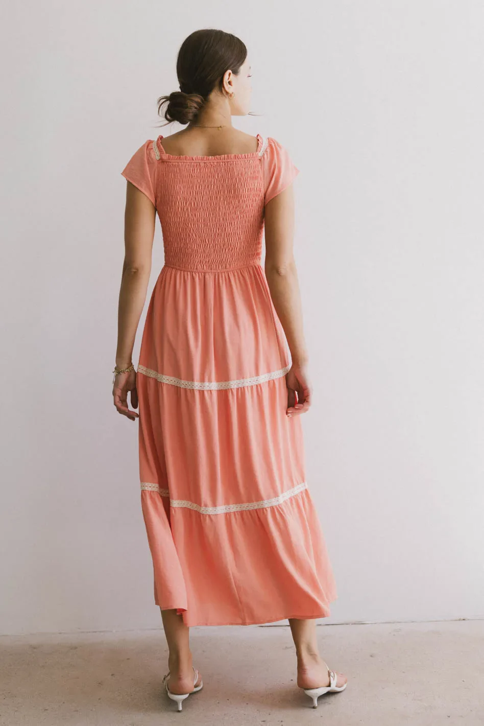 Joy Lace Trim Maxi Dress - FINAL SALE - Image 3