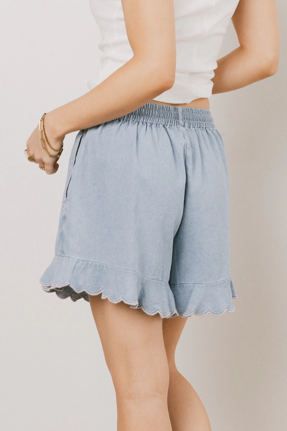 Joyce Denim Shorts - FINAL SALE - Image 2