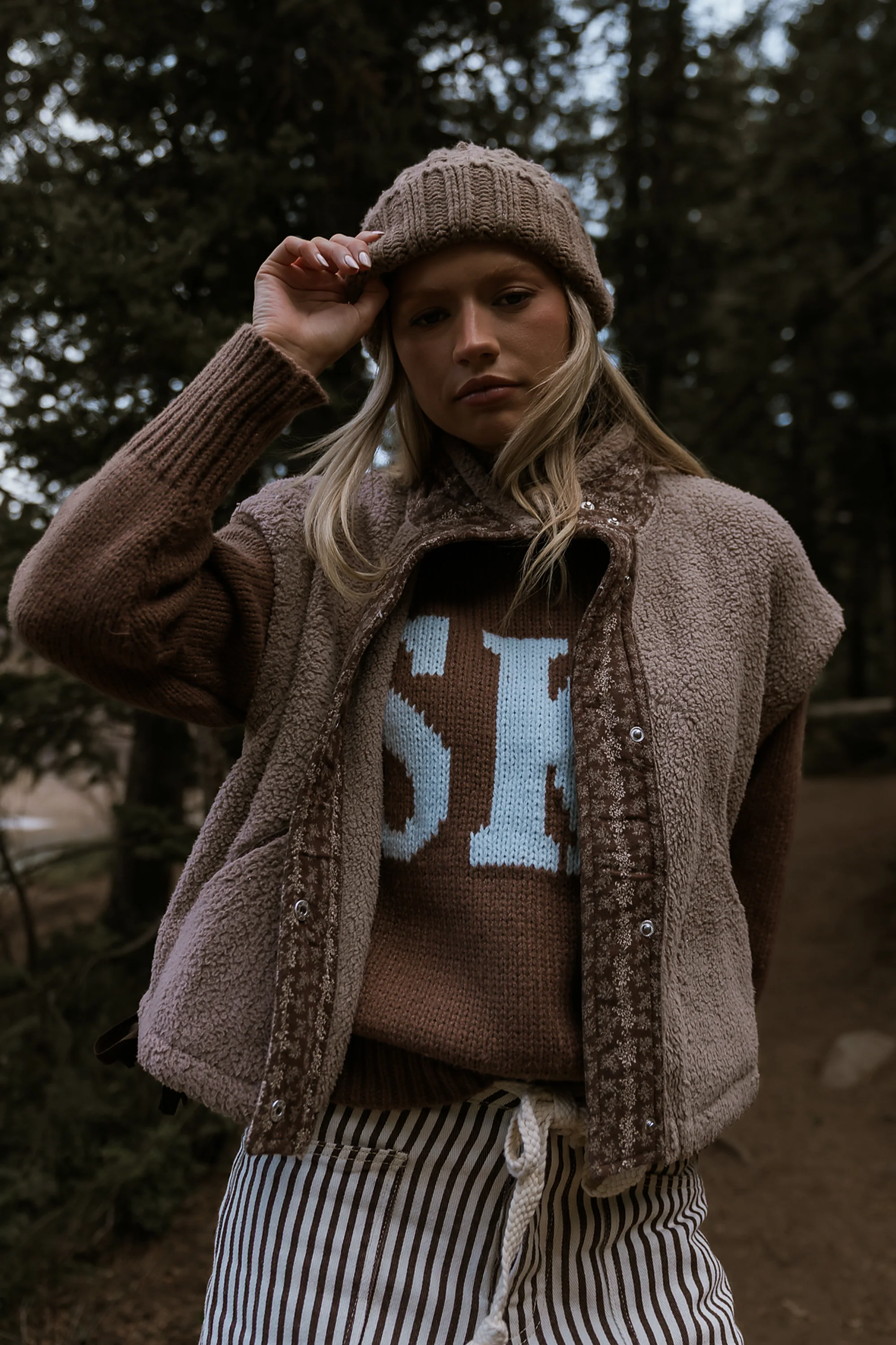 Julia Sherpa Vest - FINAL SALE - Image 3