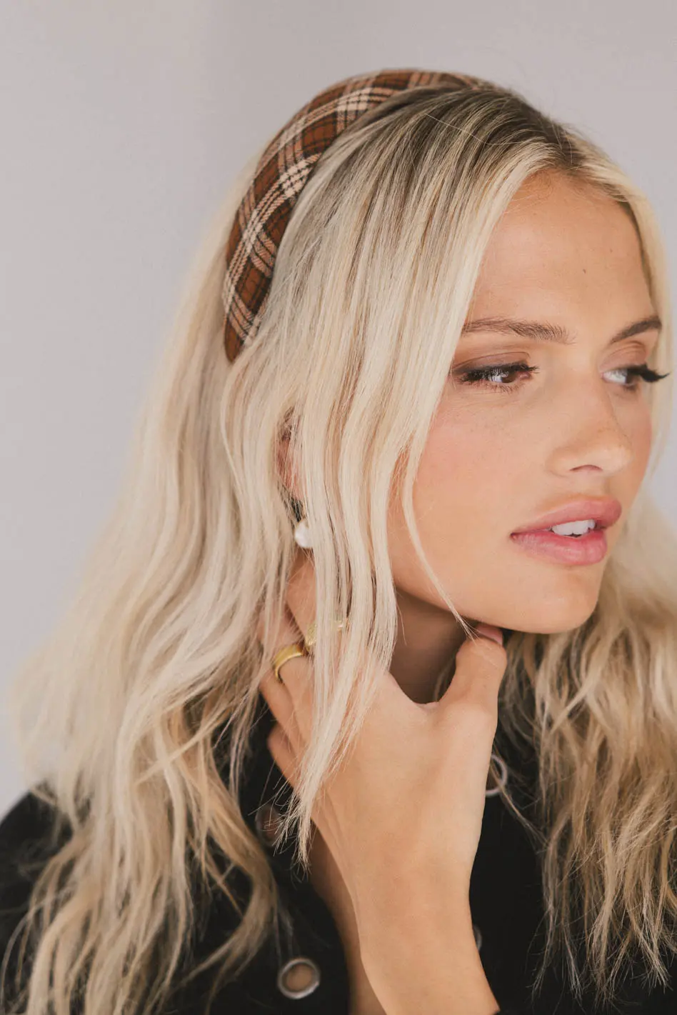 Julie Plaid Headband - Image 2