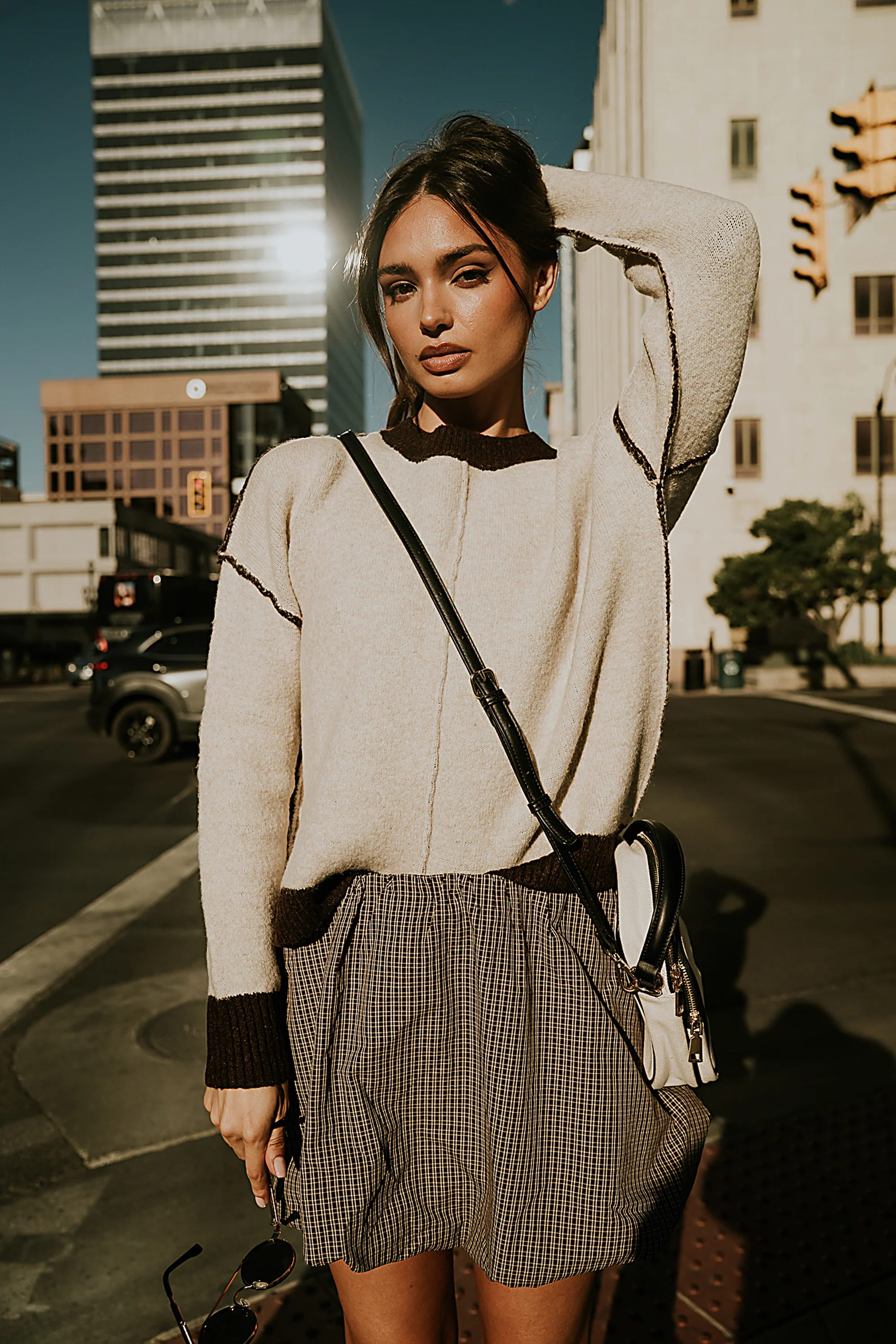 Junie Contrast Sweater - FINAL SALE