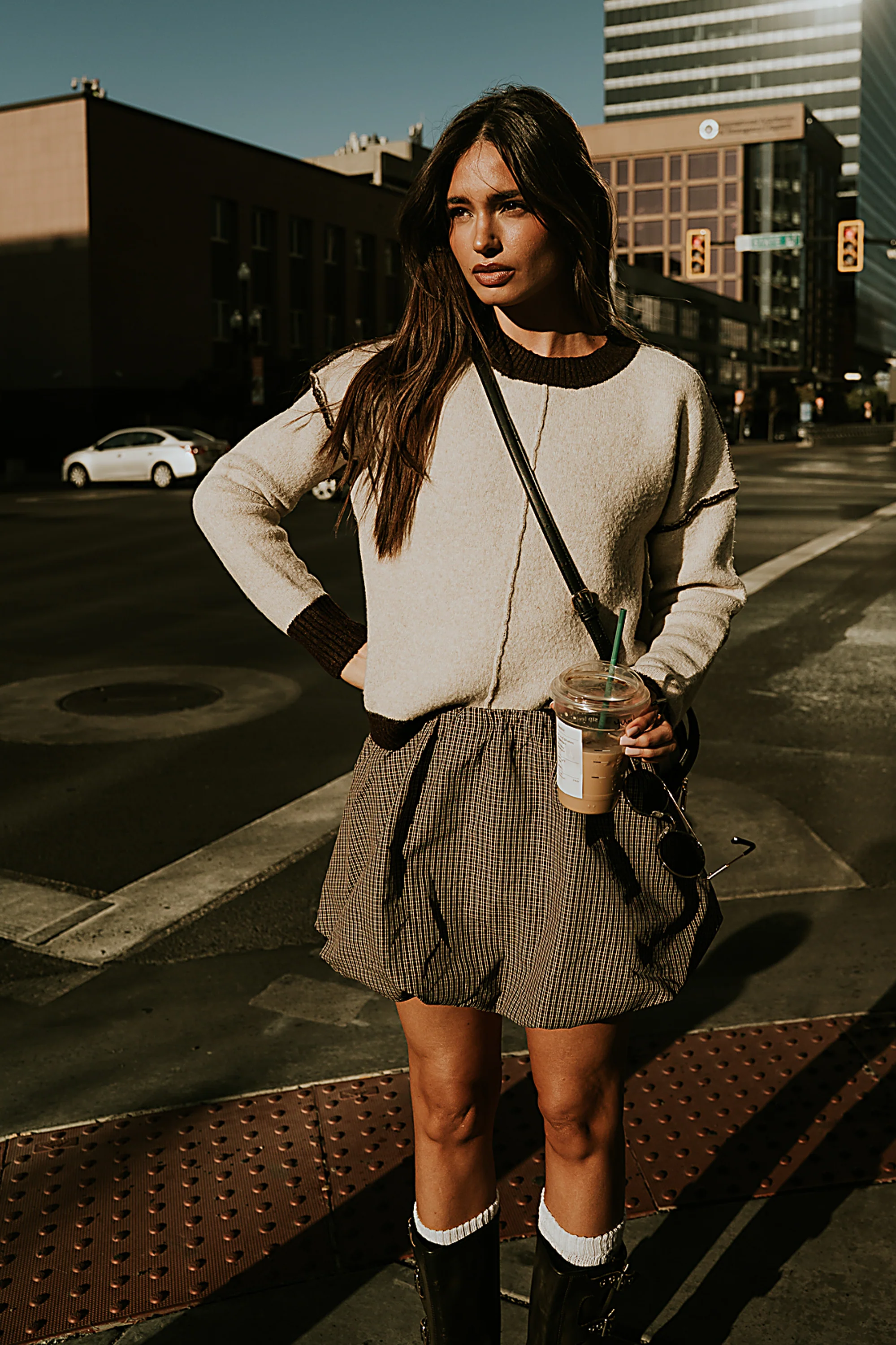 Junie Contrast Sweater - FINAL SALE - Image 7