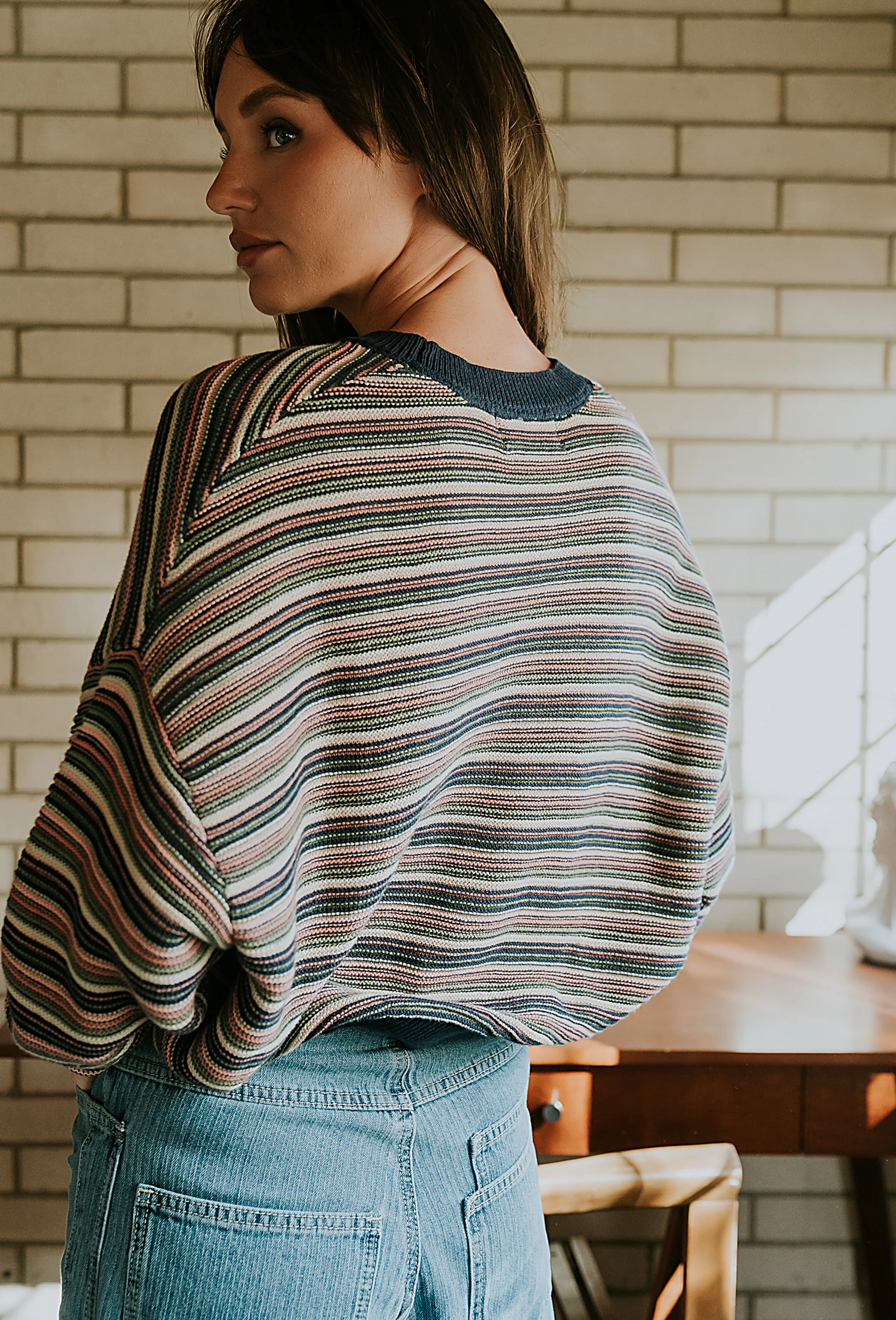 Junie Striped Sweater - FINAL SALE - Image 4