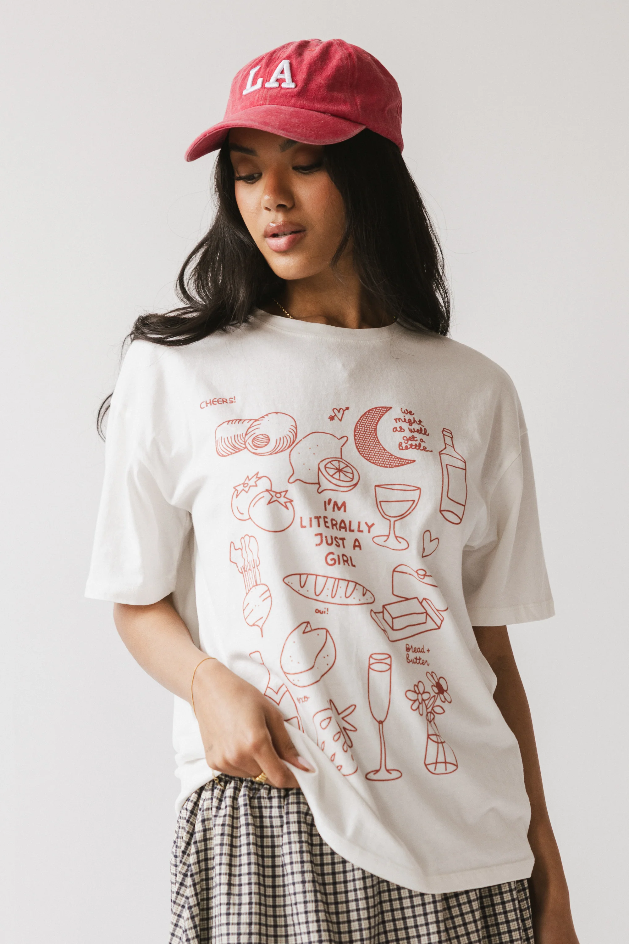 Just A Girl Graphic Tee - FINAL SALE