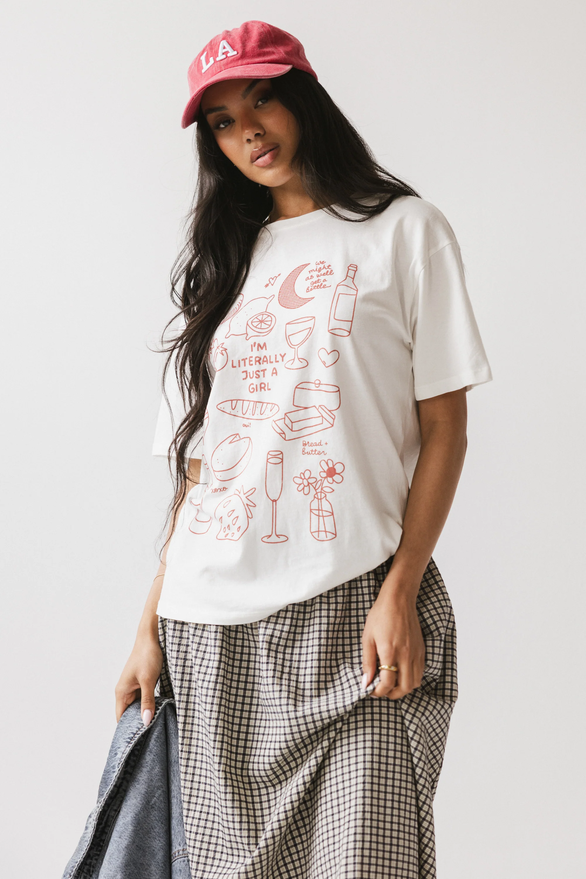 Just A Girl Graphic Tee - FINAL SALE - Image 3