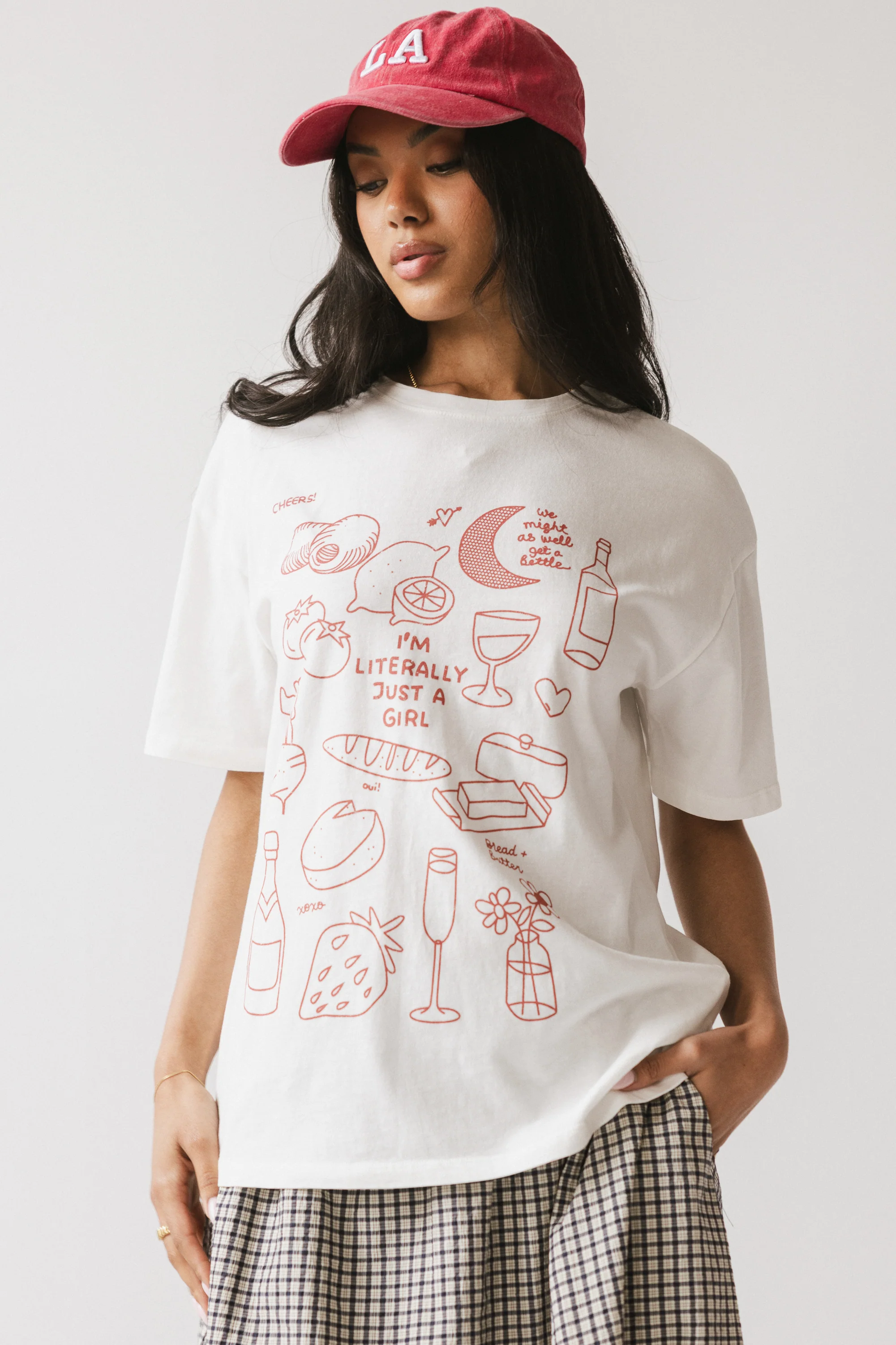 Just A Girl Graphic Tee - FINAL SALE - Image 5
