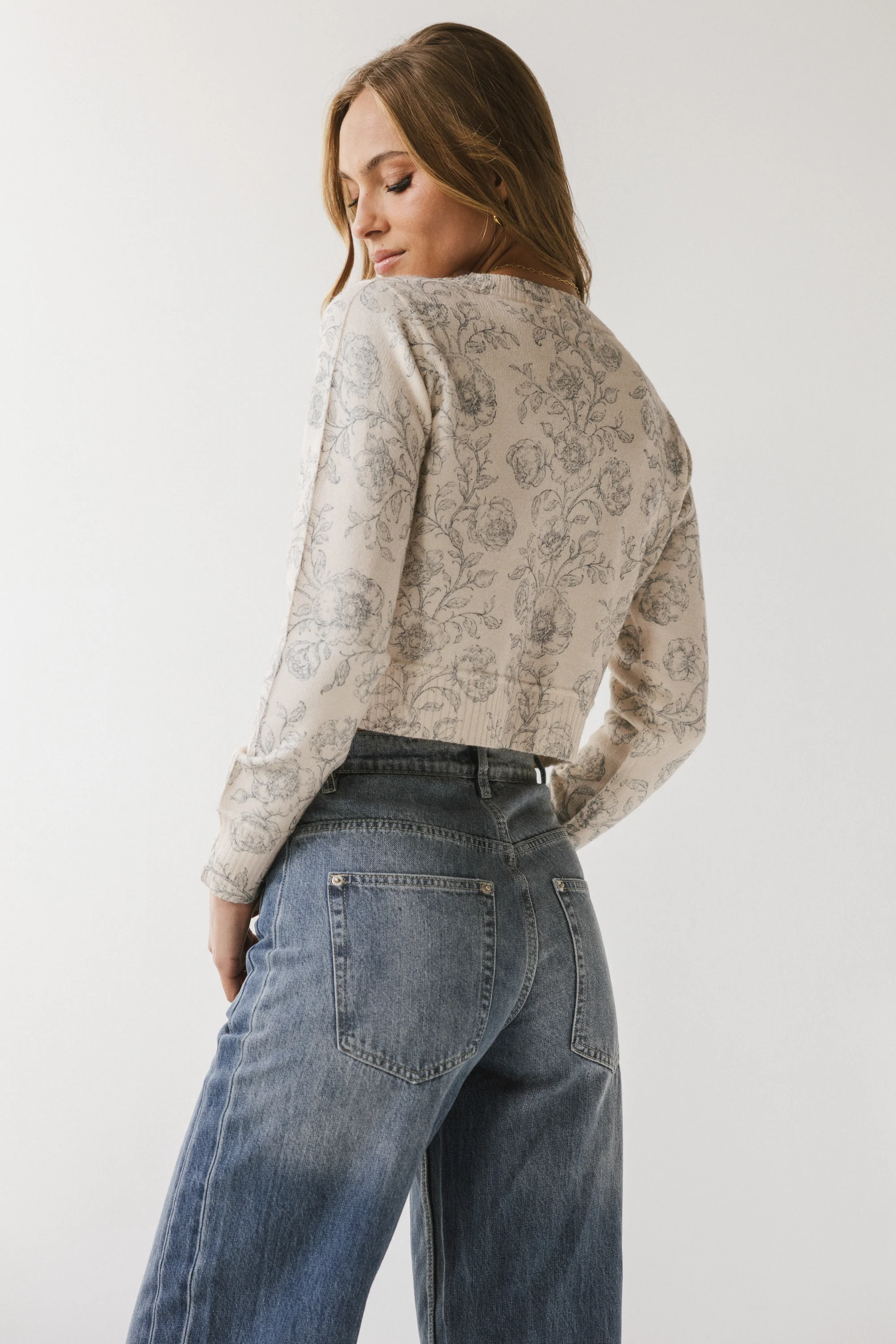 Kadee Floral Cardigan - FINAL SALE - Image 3