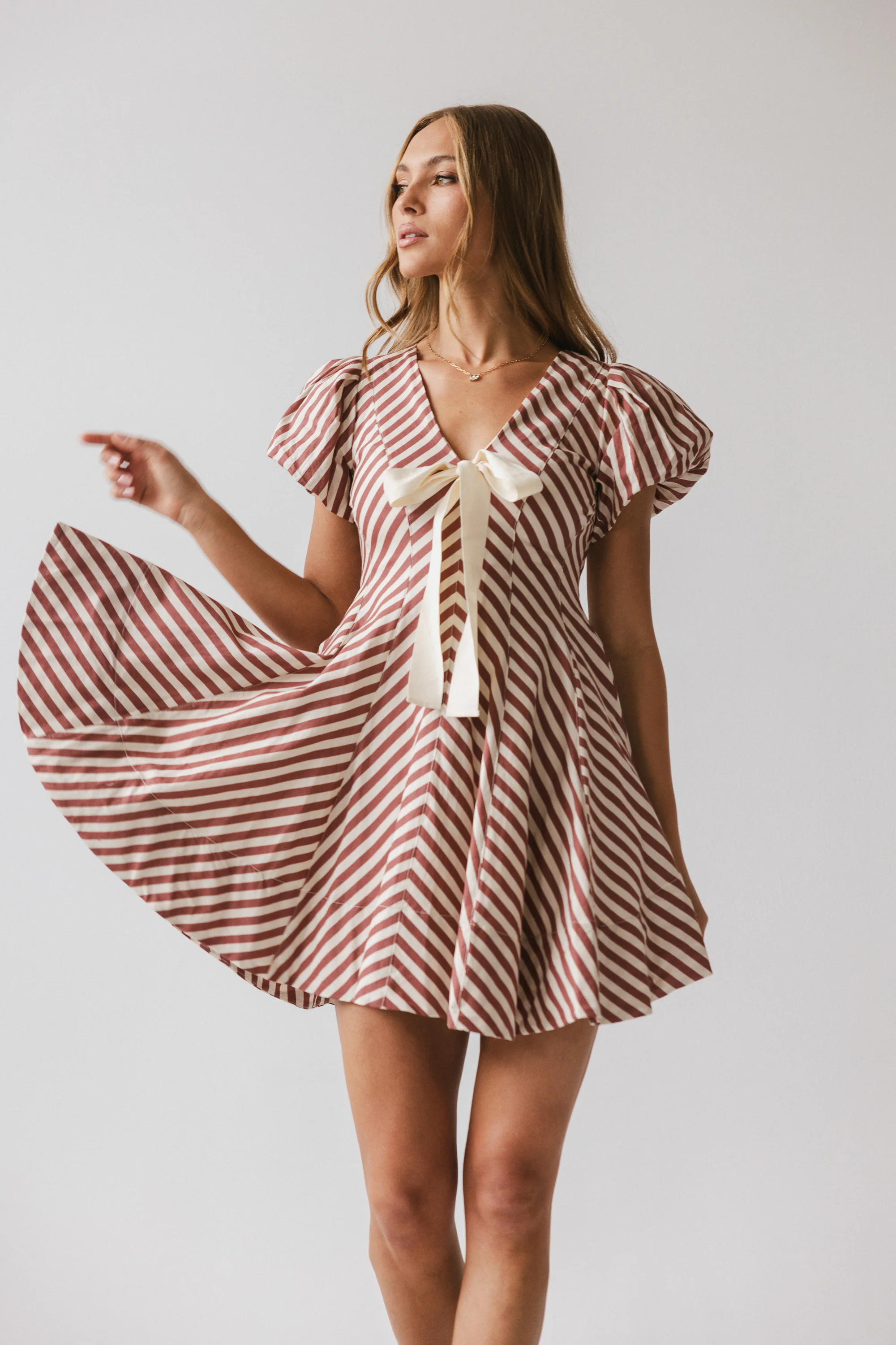 Kai Striped Mini Dress - Image 5