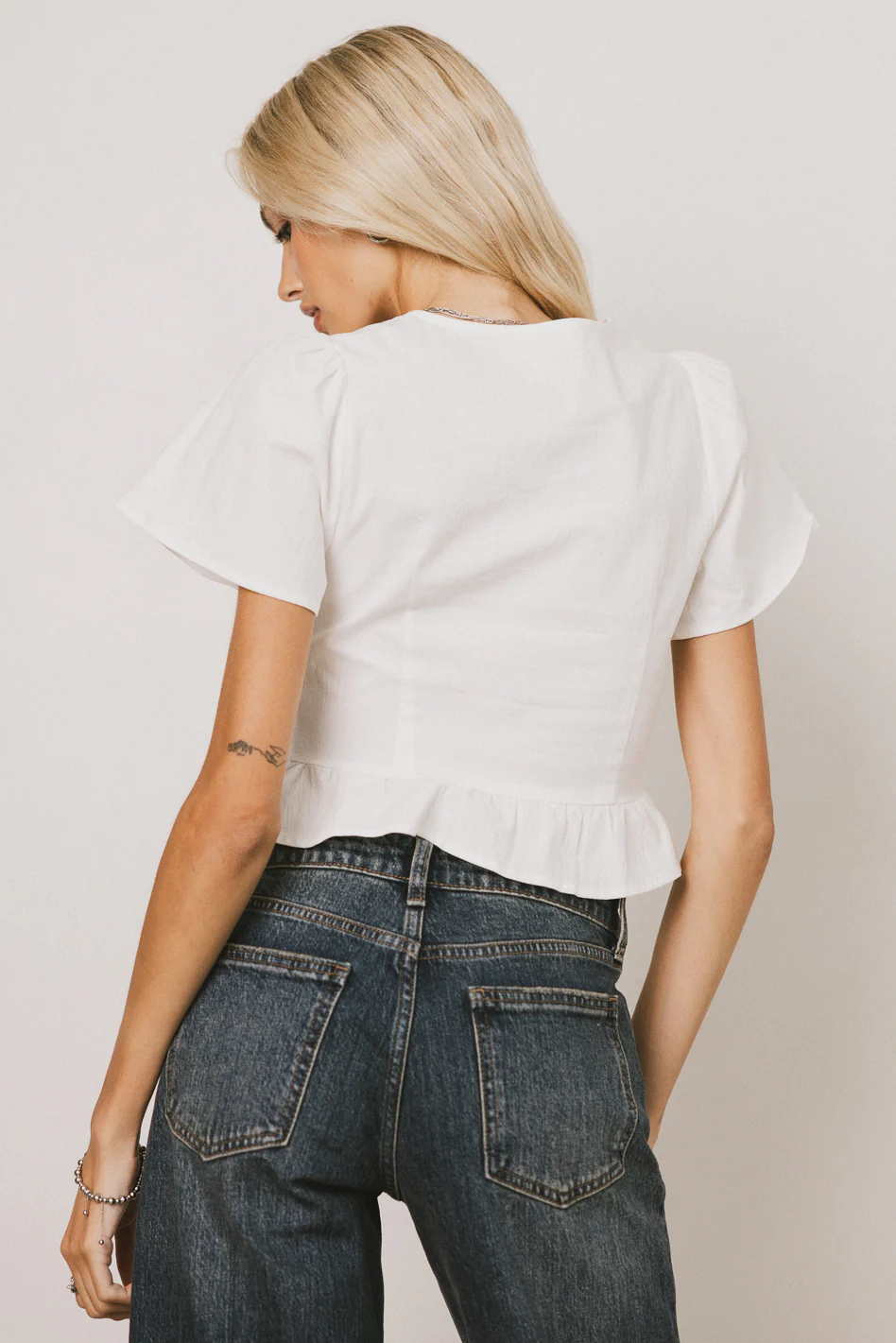 Kaia Button Front Blouse - FINAL SALE - Image 5