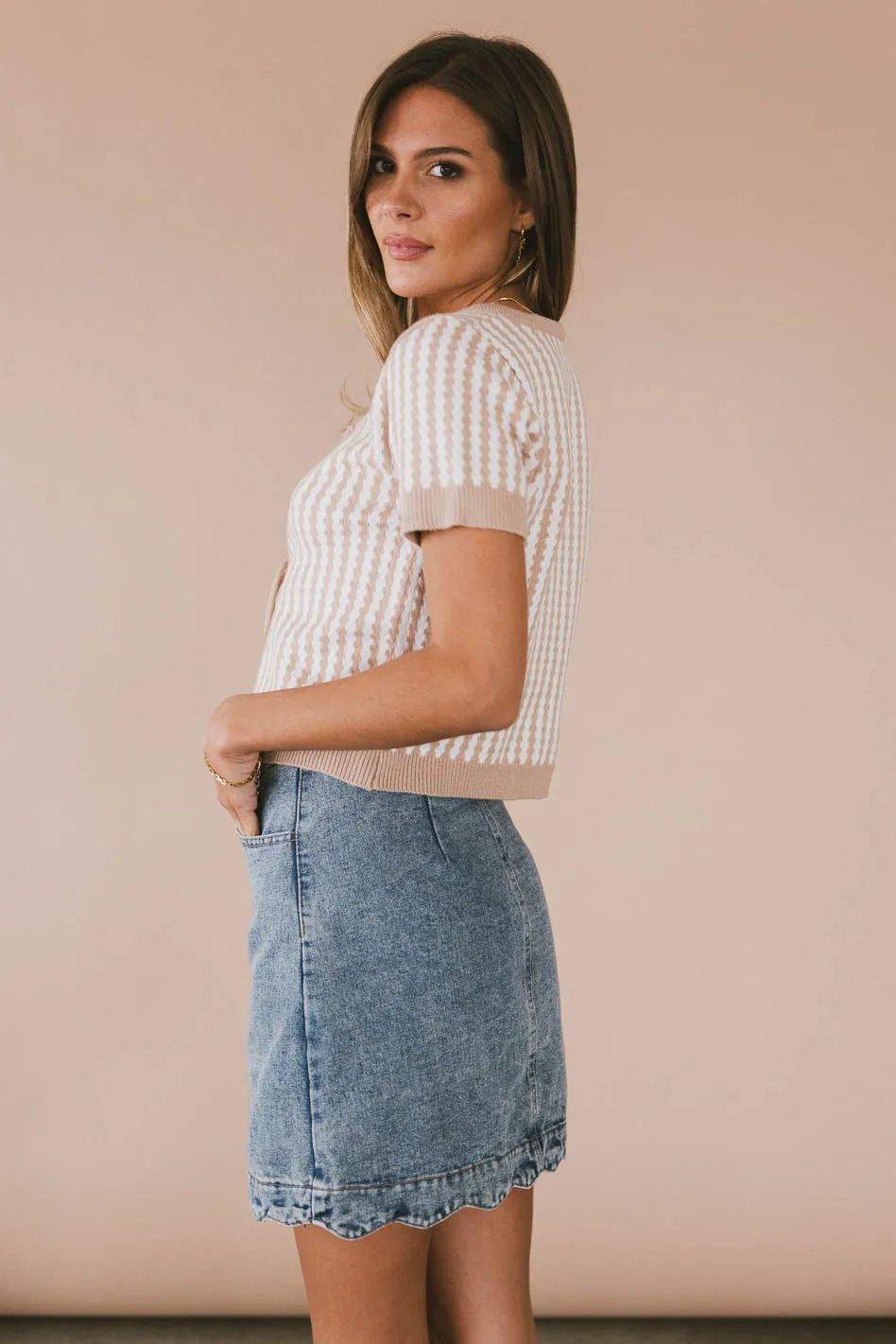 Kalista Denim Mini Skirt - FINAL SALE - Image 4