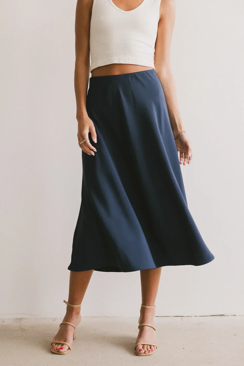 Kamila Skirt in Navy - FINAL SALE - Image 2