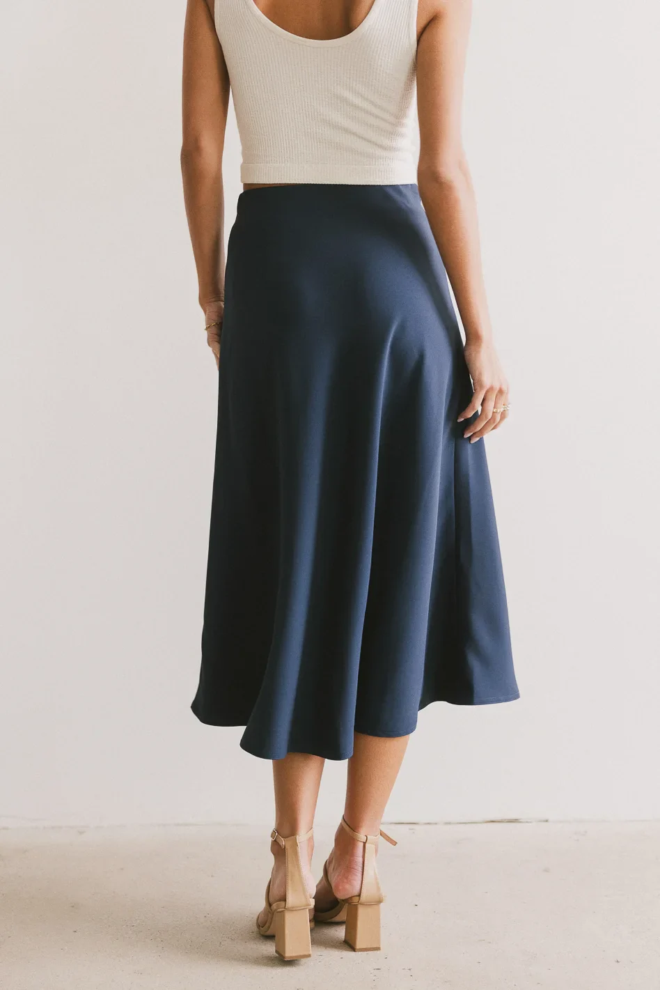 Kamila Skirt in Navy - FINAL SALE - Image 3