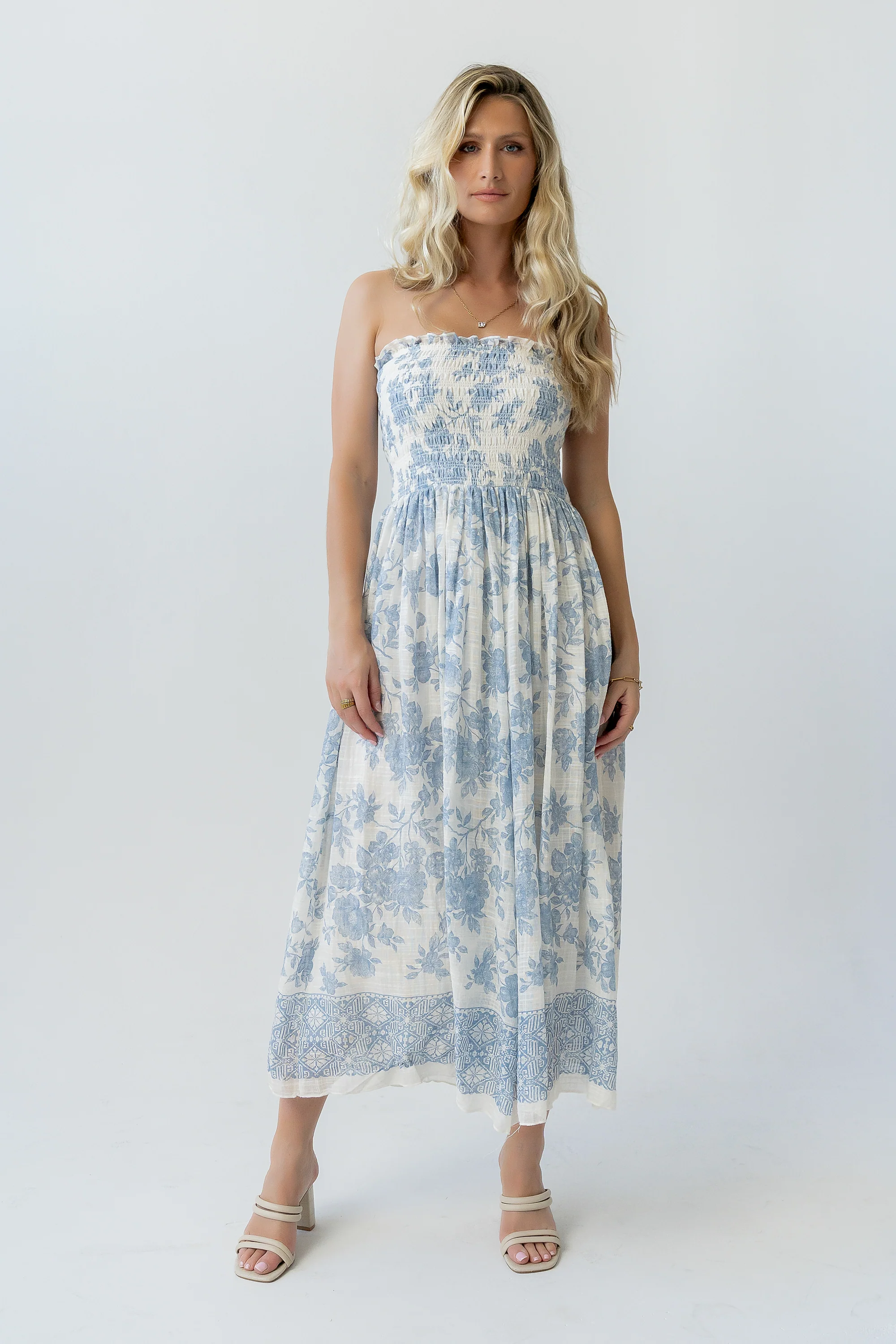 Kamry Strapless Midi Dress