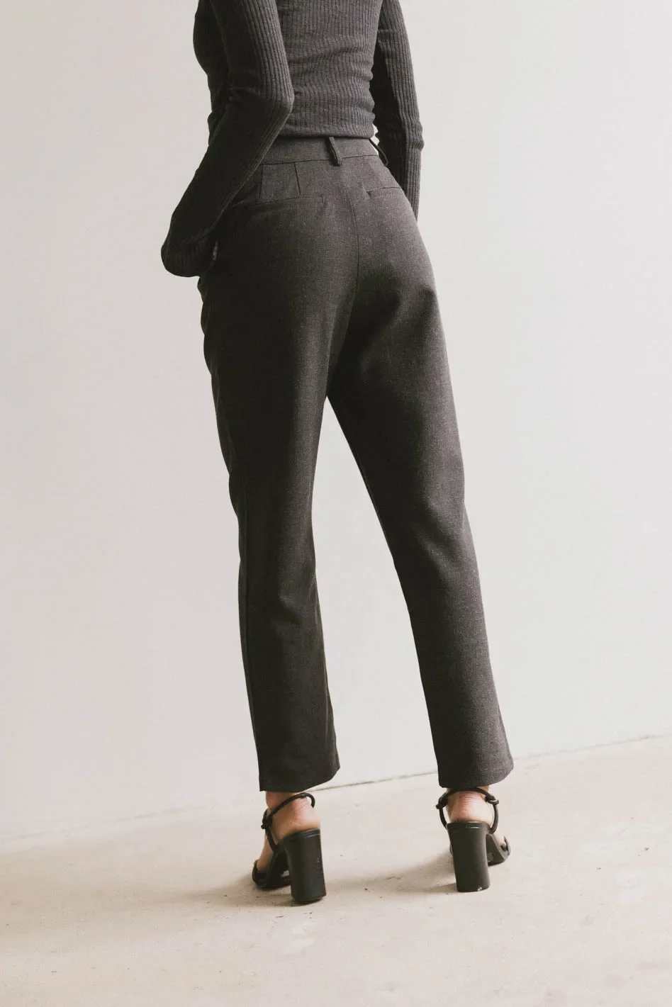 Kamryn Trouser in Charcoal - FINAL SALE - Image 2